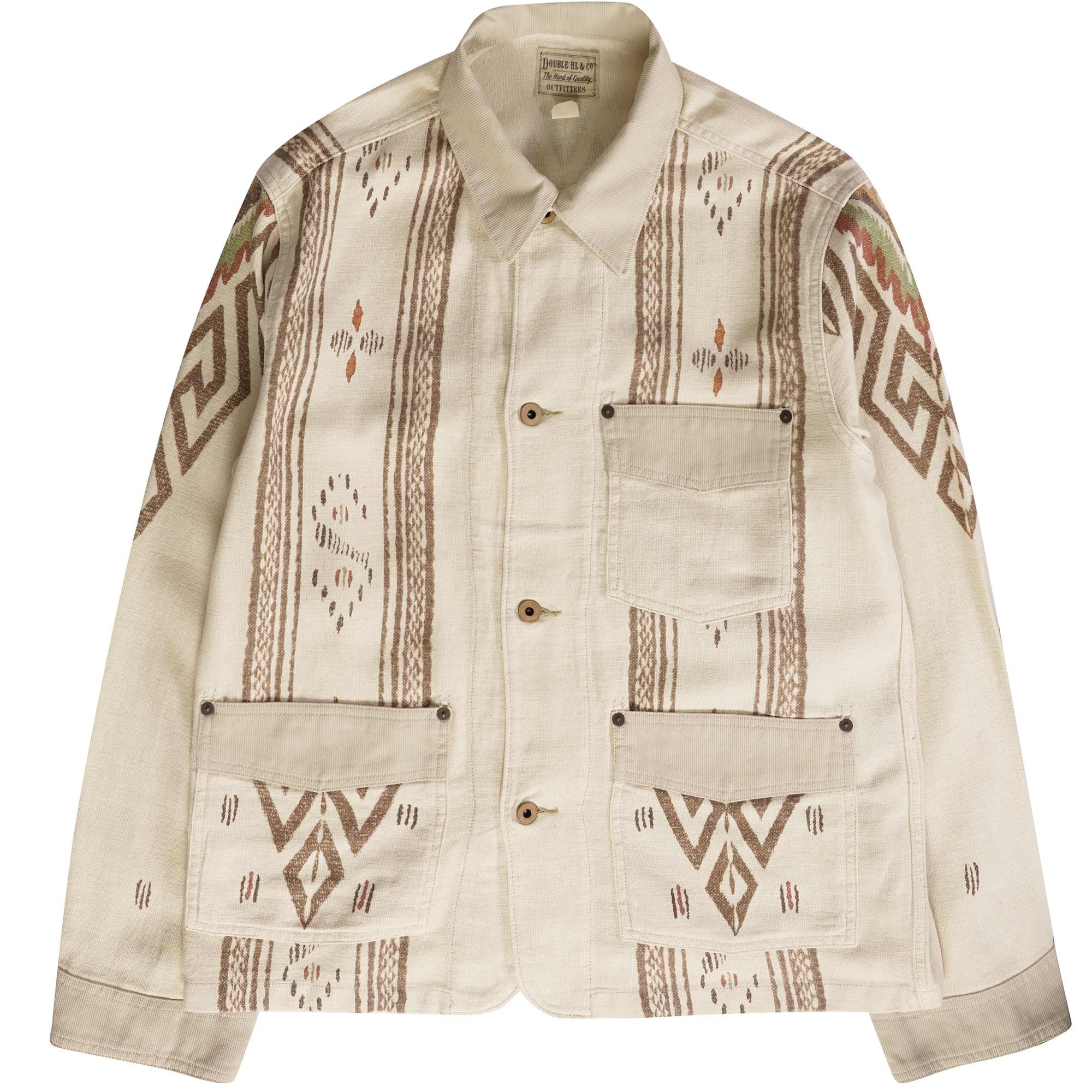 RRL by Ralph Lauren Linen-Cotton Shirt Jacket - Beige