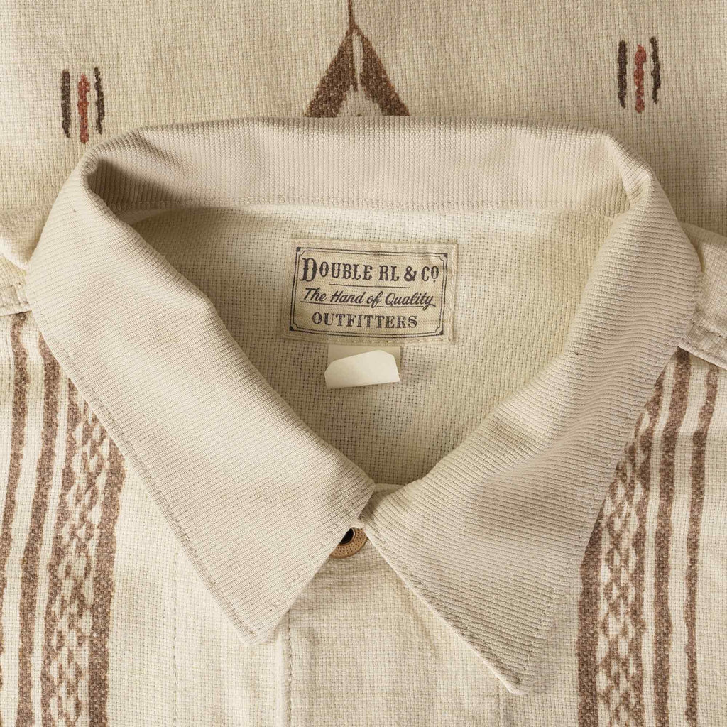 RRL by Ralph Lauren Linen-Cotton Shirt Jacket - Beige