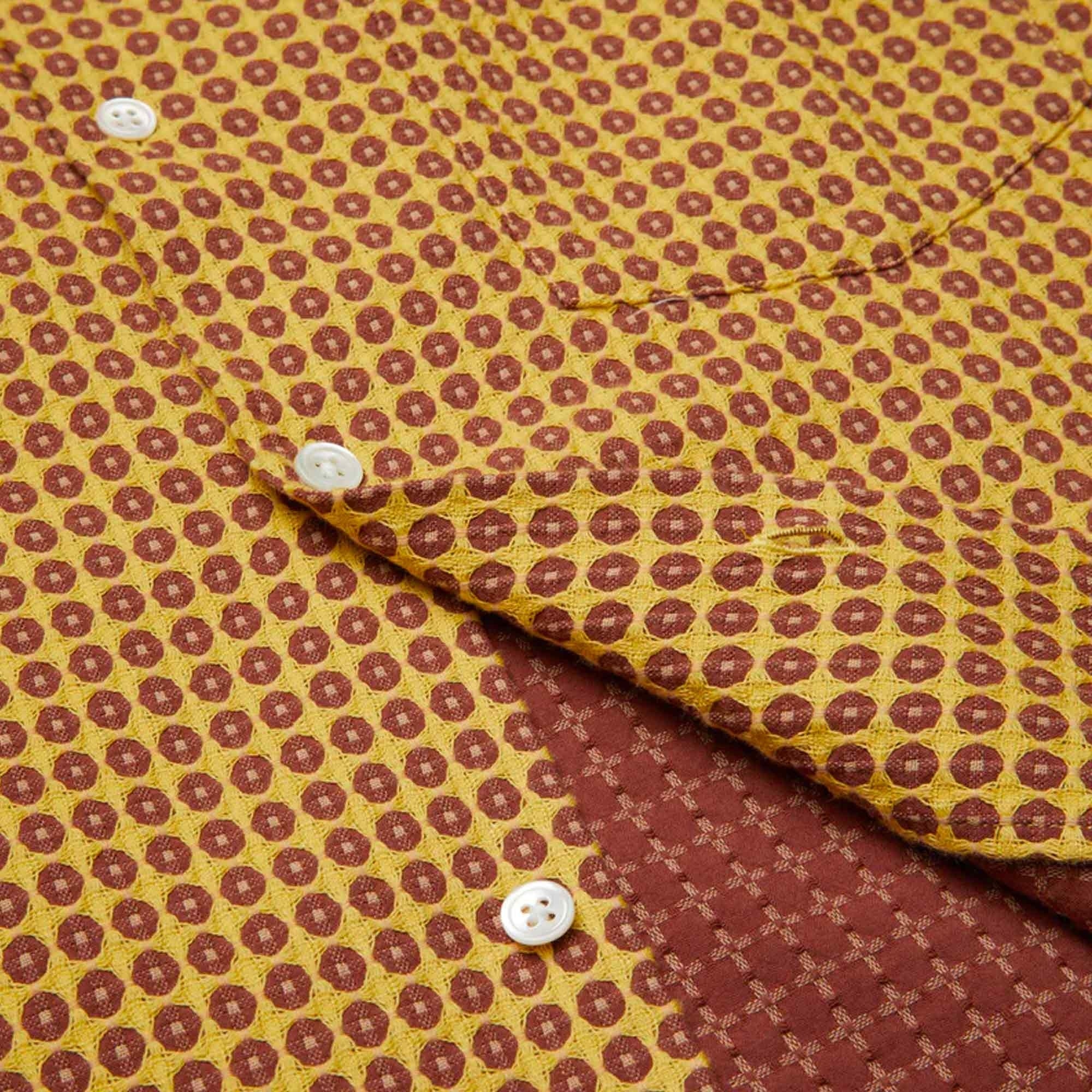 Portuguese Flannel Favo Shirt - Honey