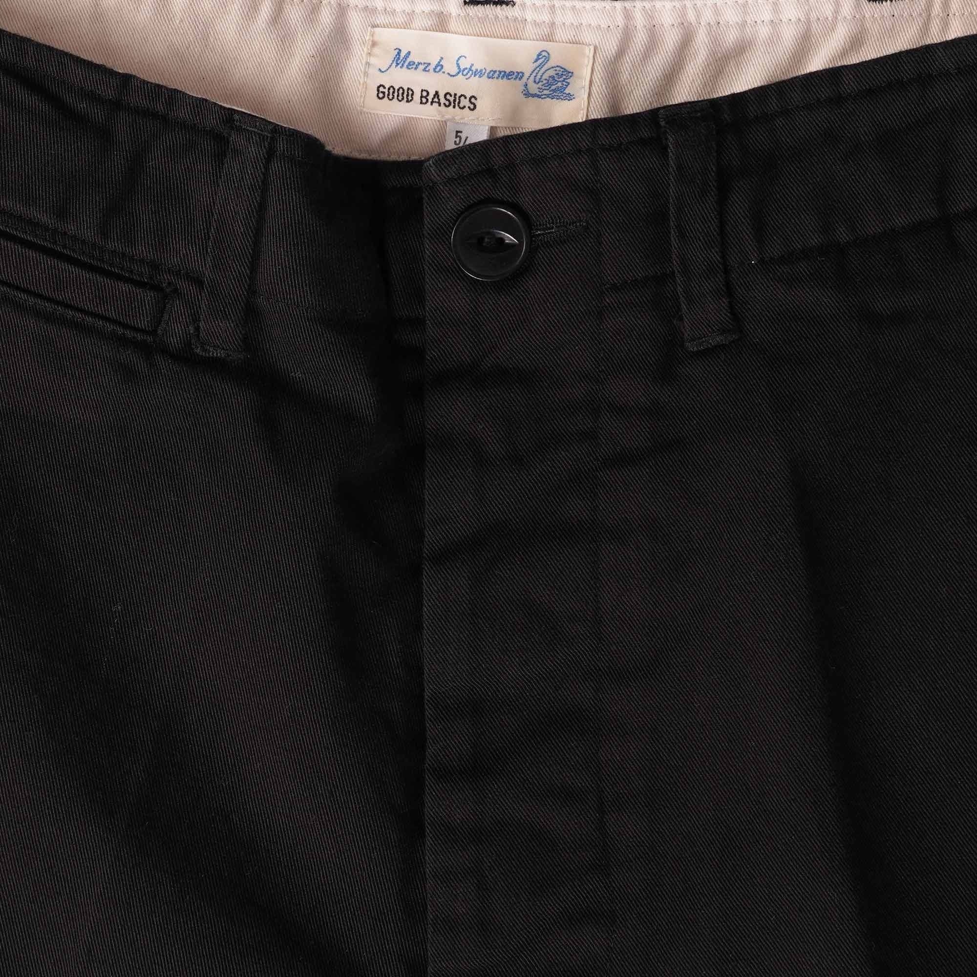 Merz b Schwanen Chinos 9.2oz - Deep Black