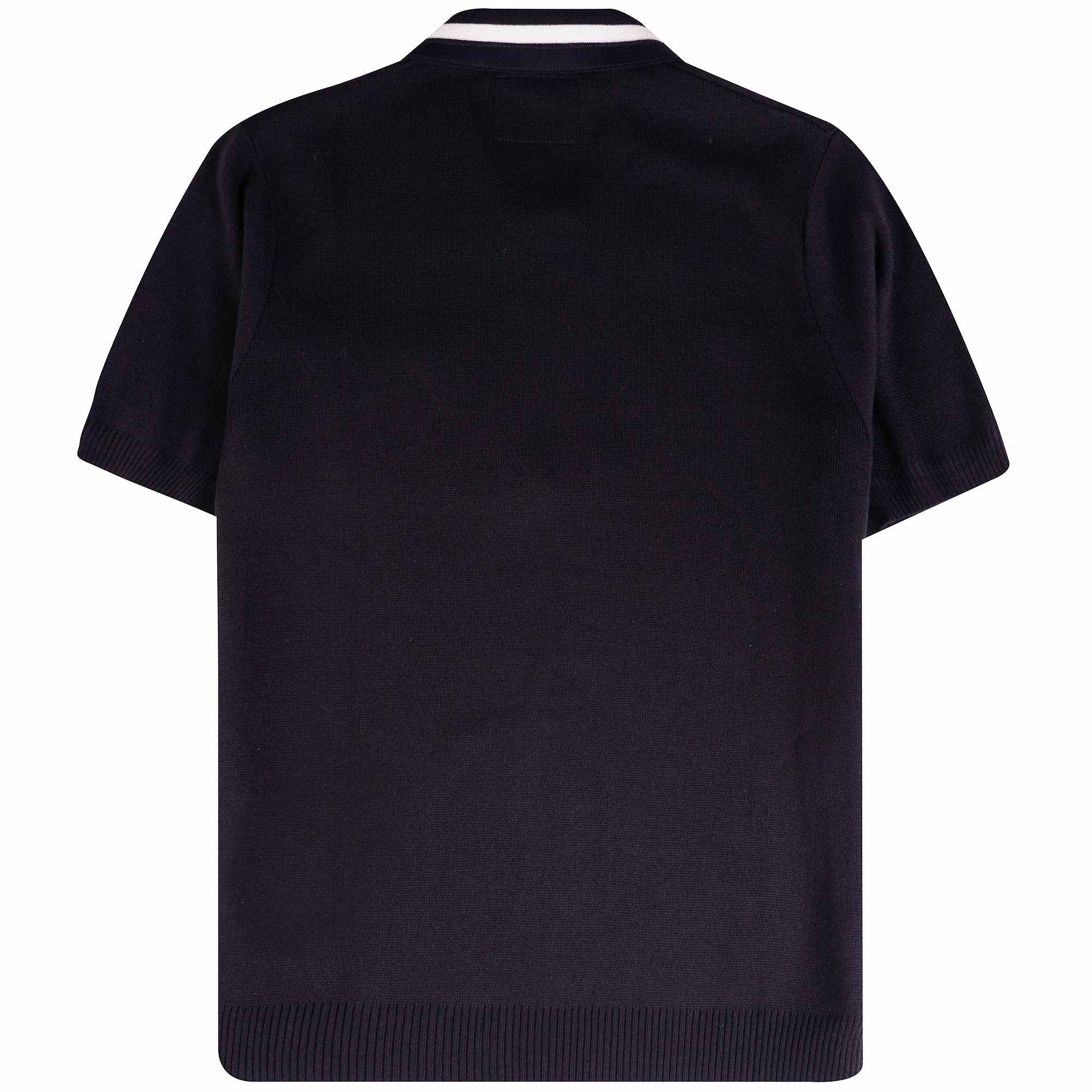 Gabicci Vintage 50th Anniversary Robyn Zip Up Polo Shirt - Navy
