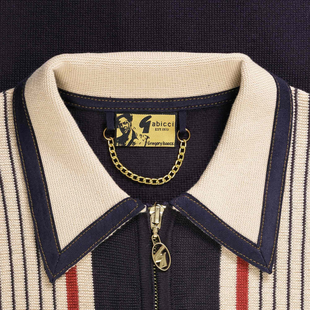 Gabicci Vintage Milo Shirt - Navy