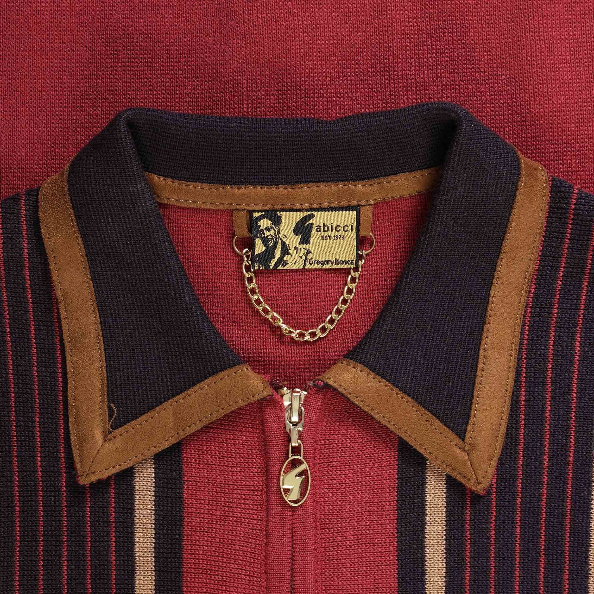 Gabicci Vintage Milo Shirt - Russet