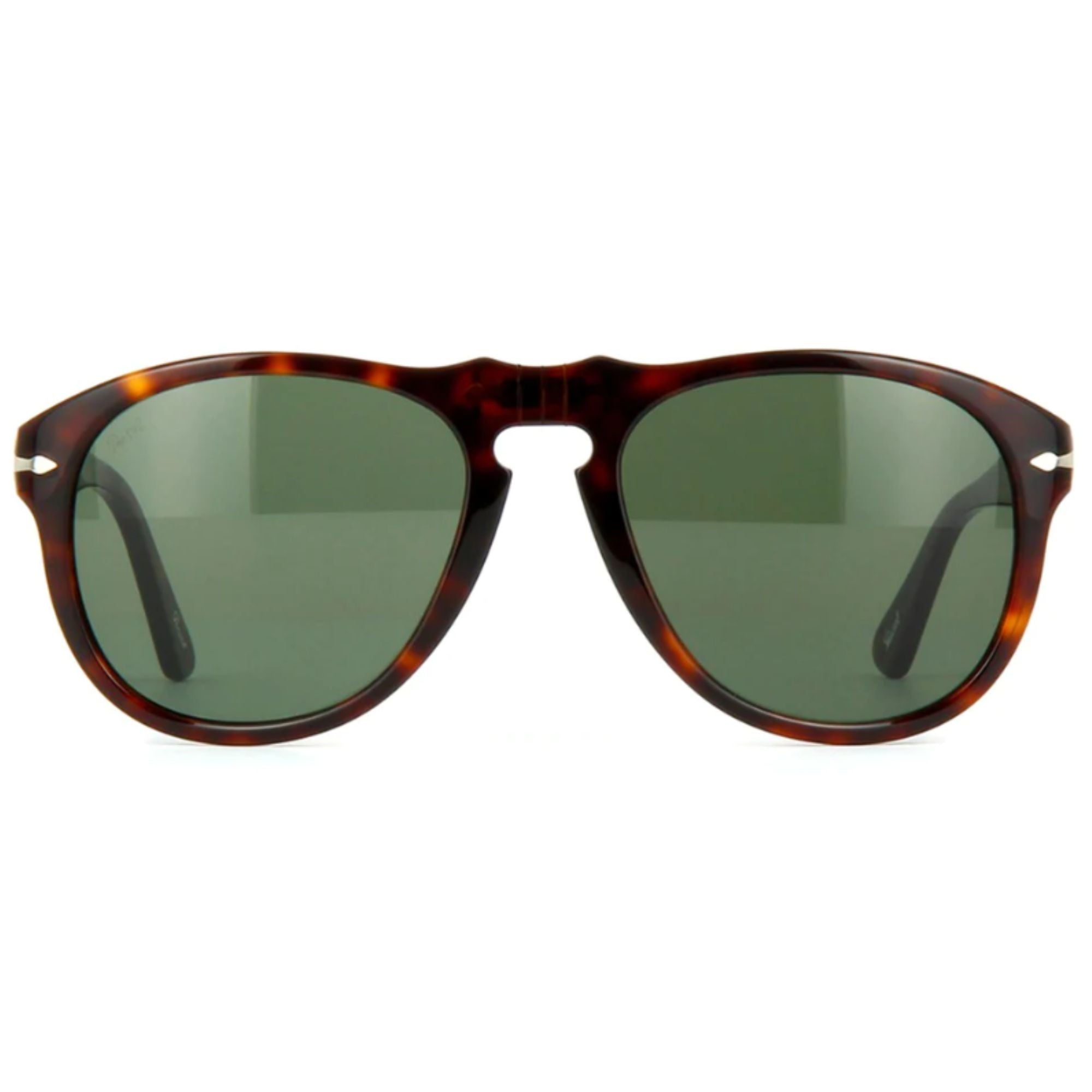 Persol 0PO0649 Aviator Sunglasses - Havana/Green