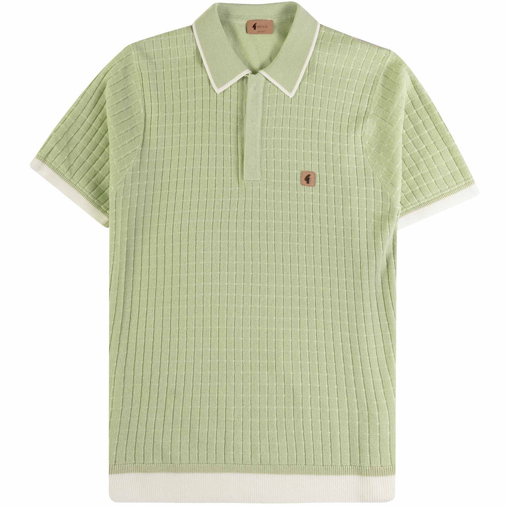Gabicci Vintage Jura Polo Shirt - Pistachio