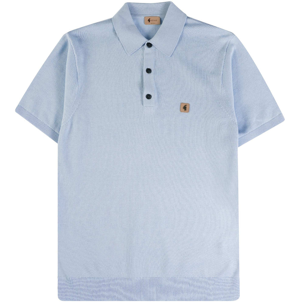 Gabicci Vintage Jackson Polo Shirt - Skylight