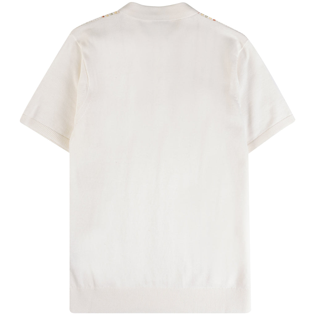 Gabicci Vintage Woon Polo Shirt - White