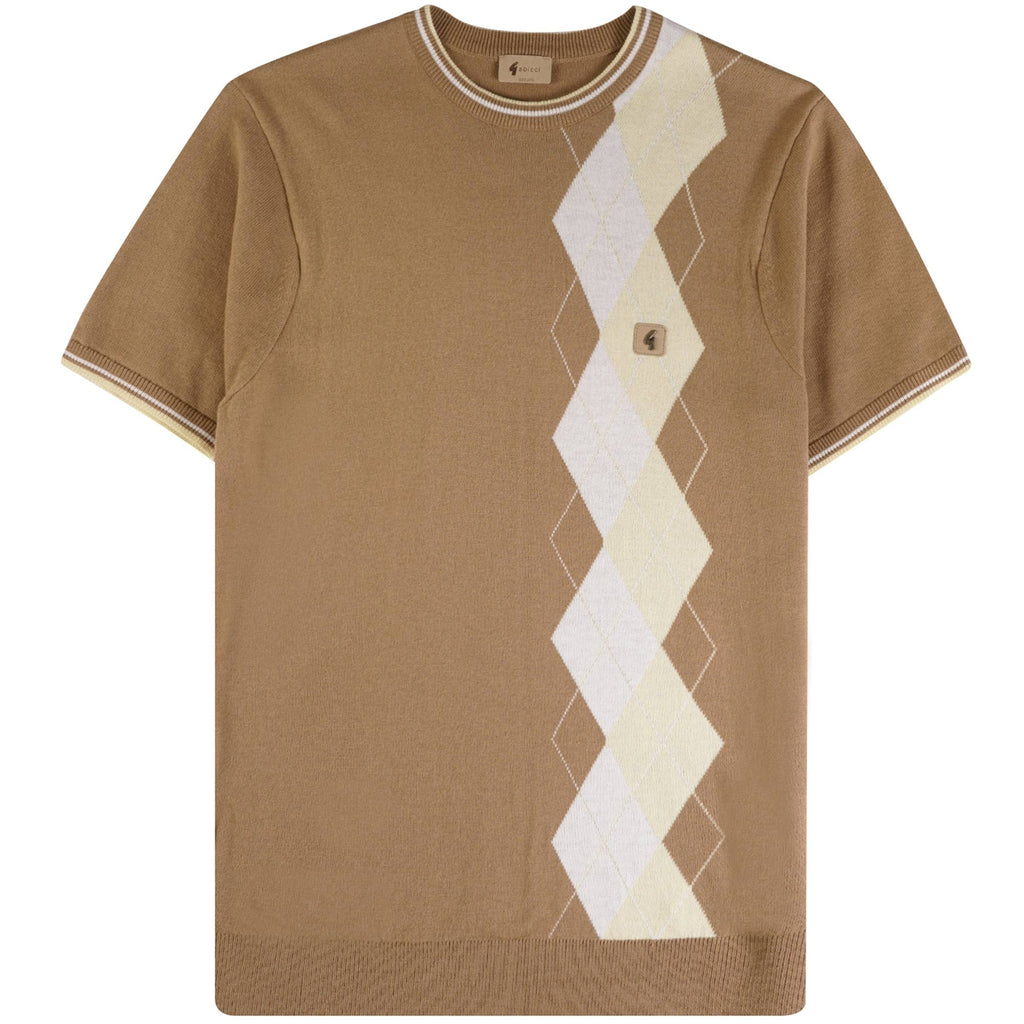 Gabicci Vintage Neptune Shirt - Camel
