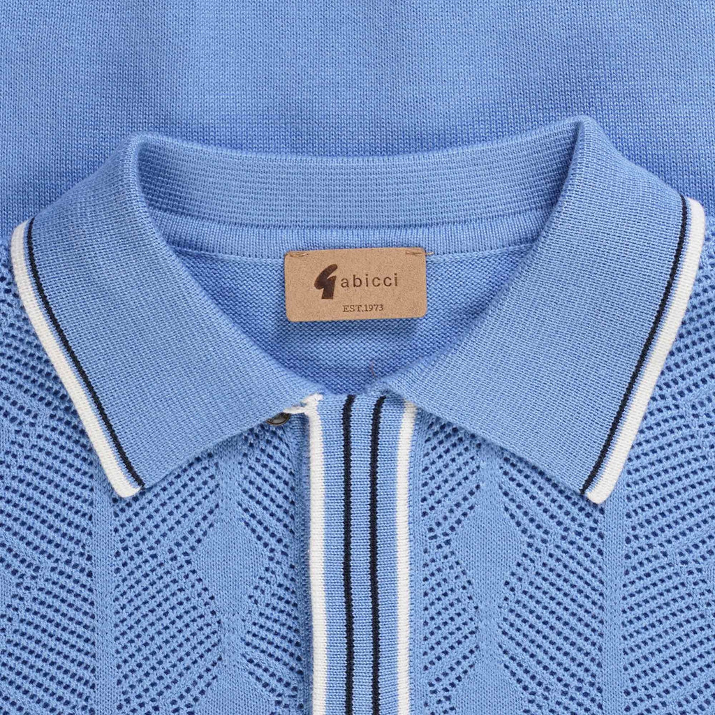 Gabicci Vintage Pinori Polo Shirt - Marina Blue