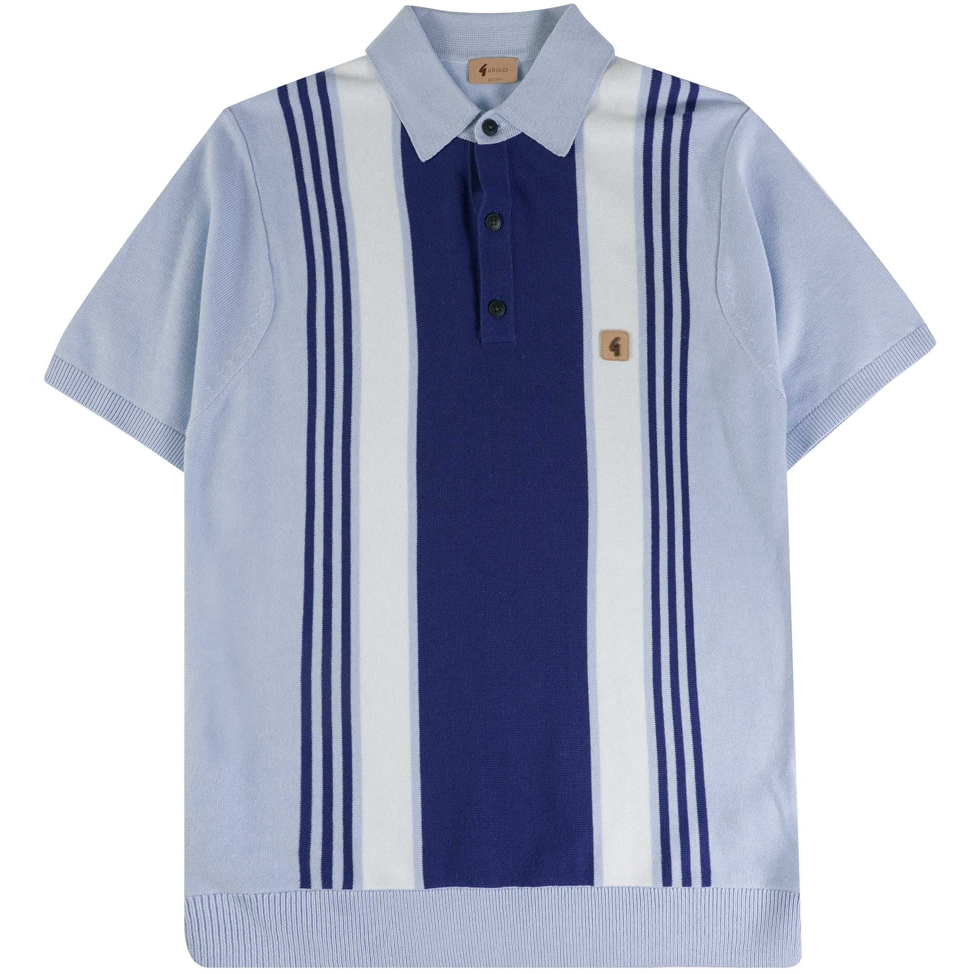 Gabicci Vintage Searle Polo Shirt - Skylight Blue