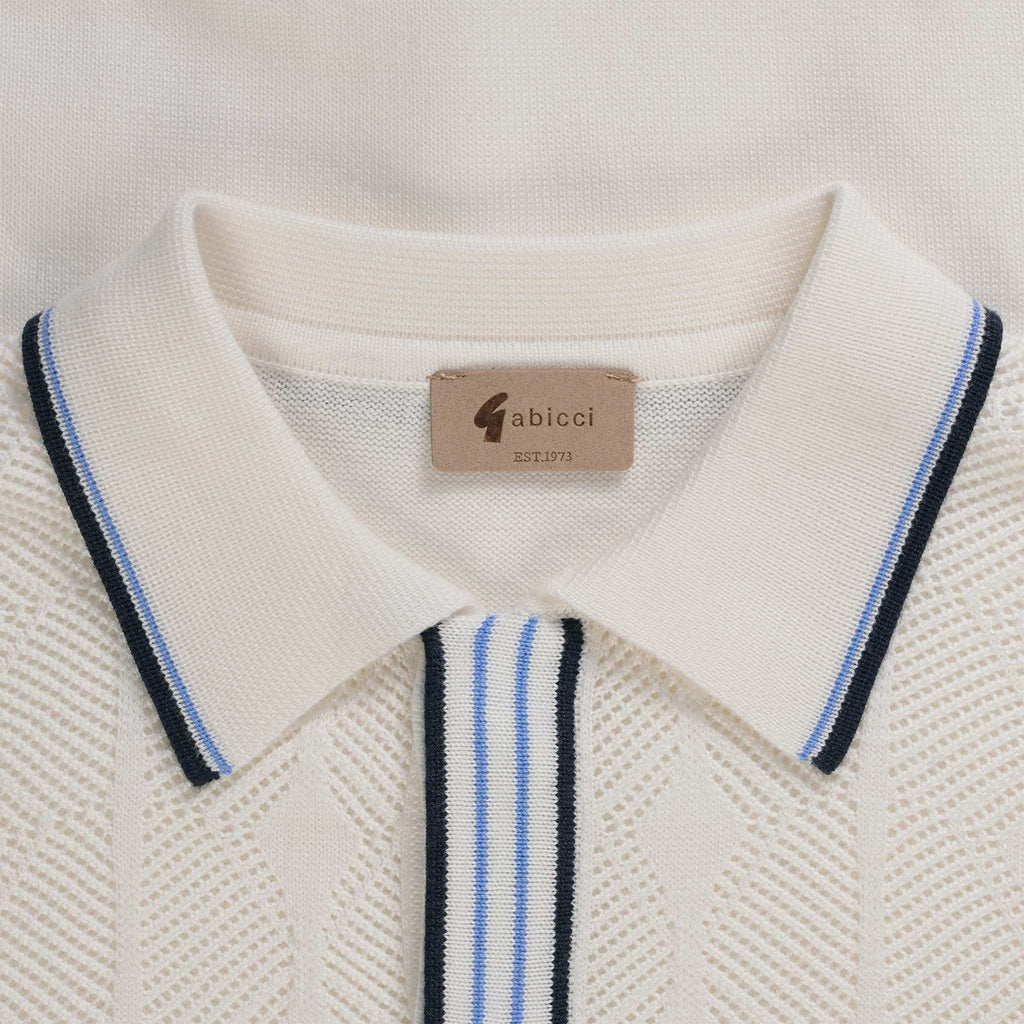 Gabicci Vintage Pinori Polo Shirt - White