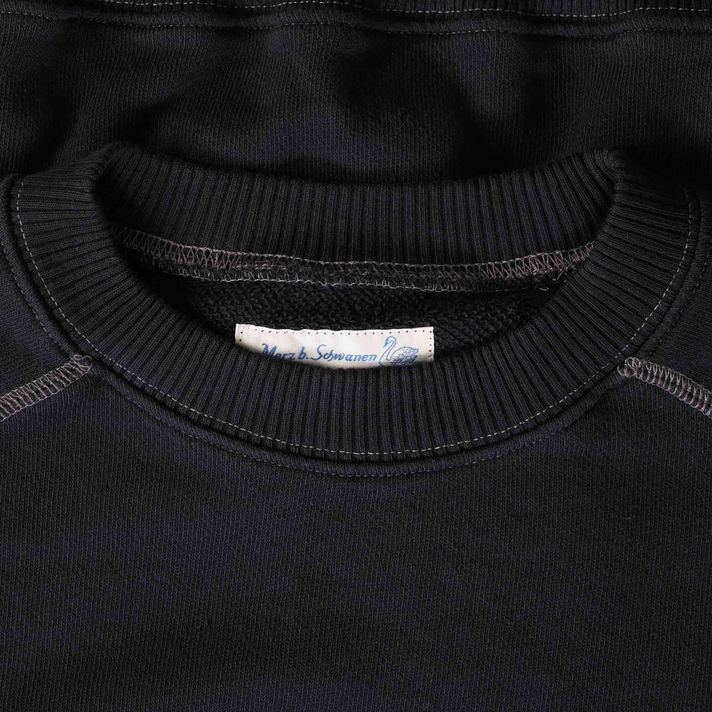 Merz b Schwanen Short Sleeve Sweatshirt - Charcoal