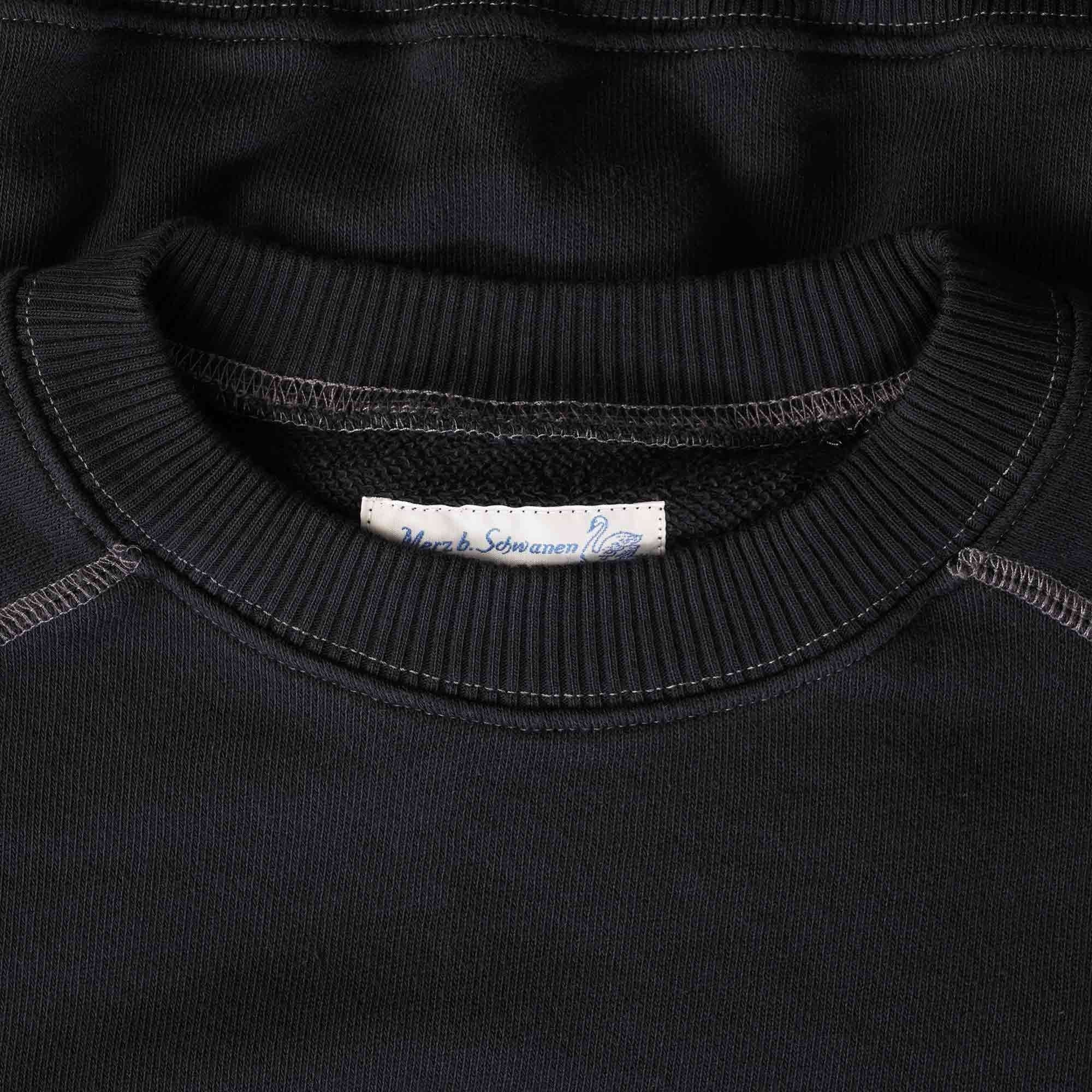 Merz b Schwanen Short Sleeve Sweatshirt - Charcoal