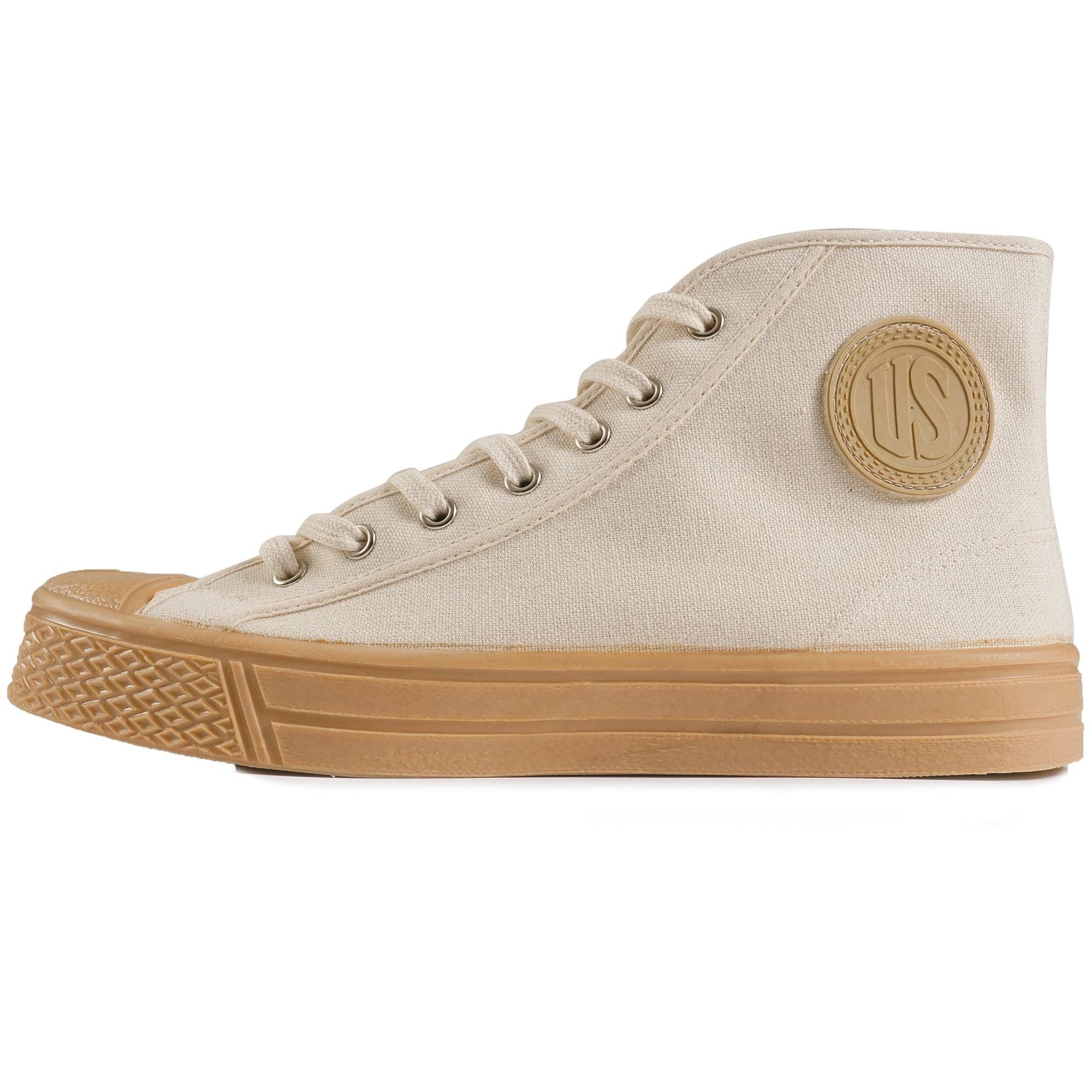 US Rubber Company Military Gum High Top- Off White