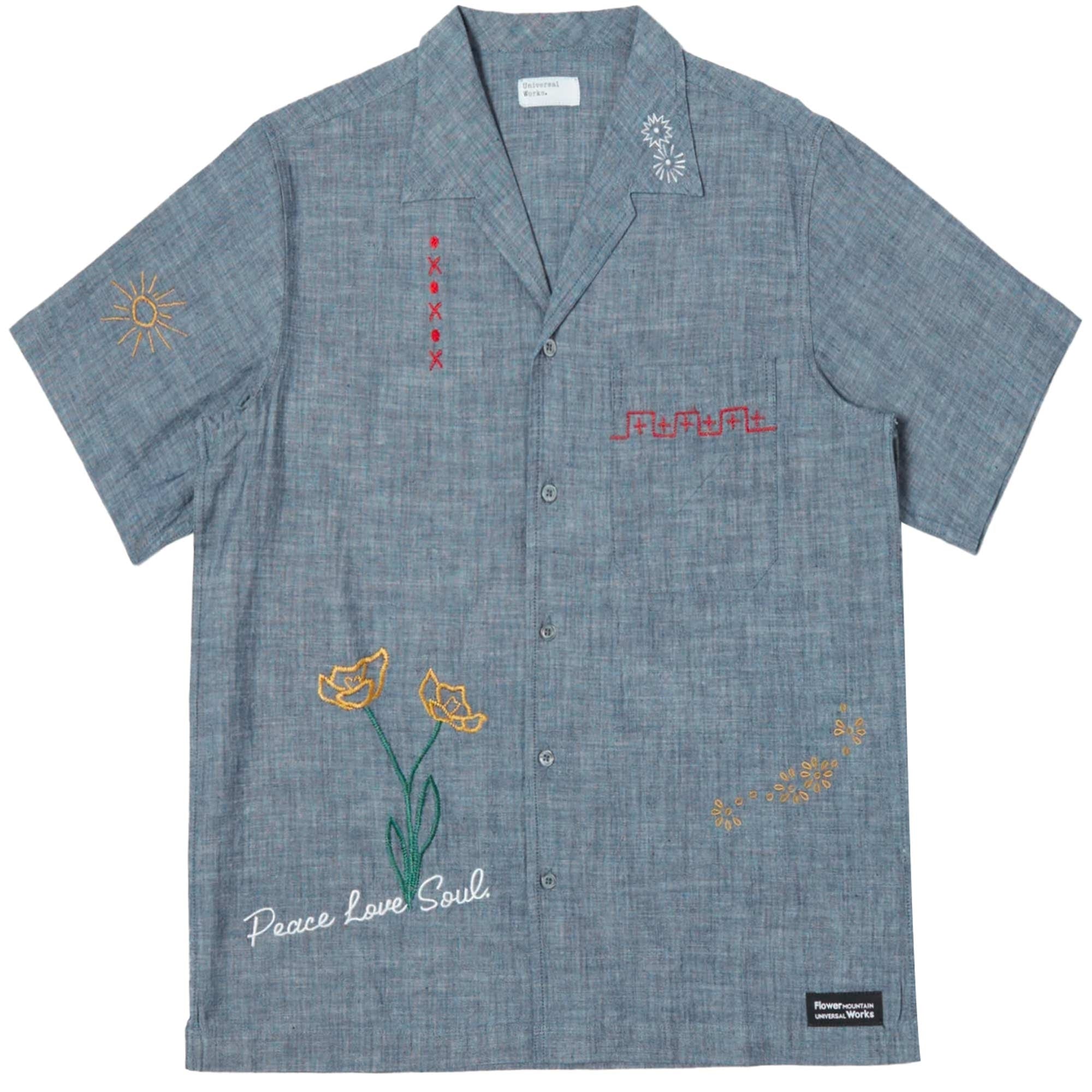 Flower Mountain x Universal Works Minari Shirt - Indigo