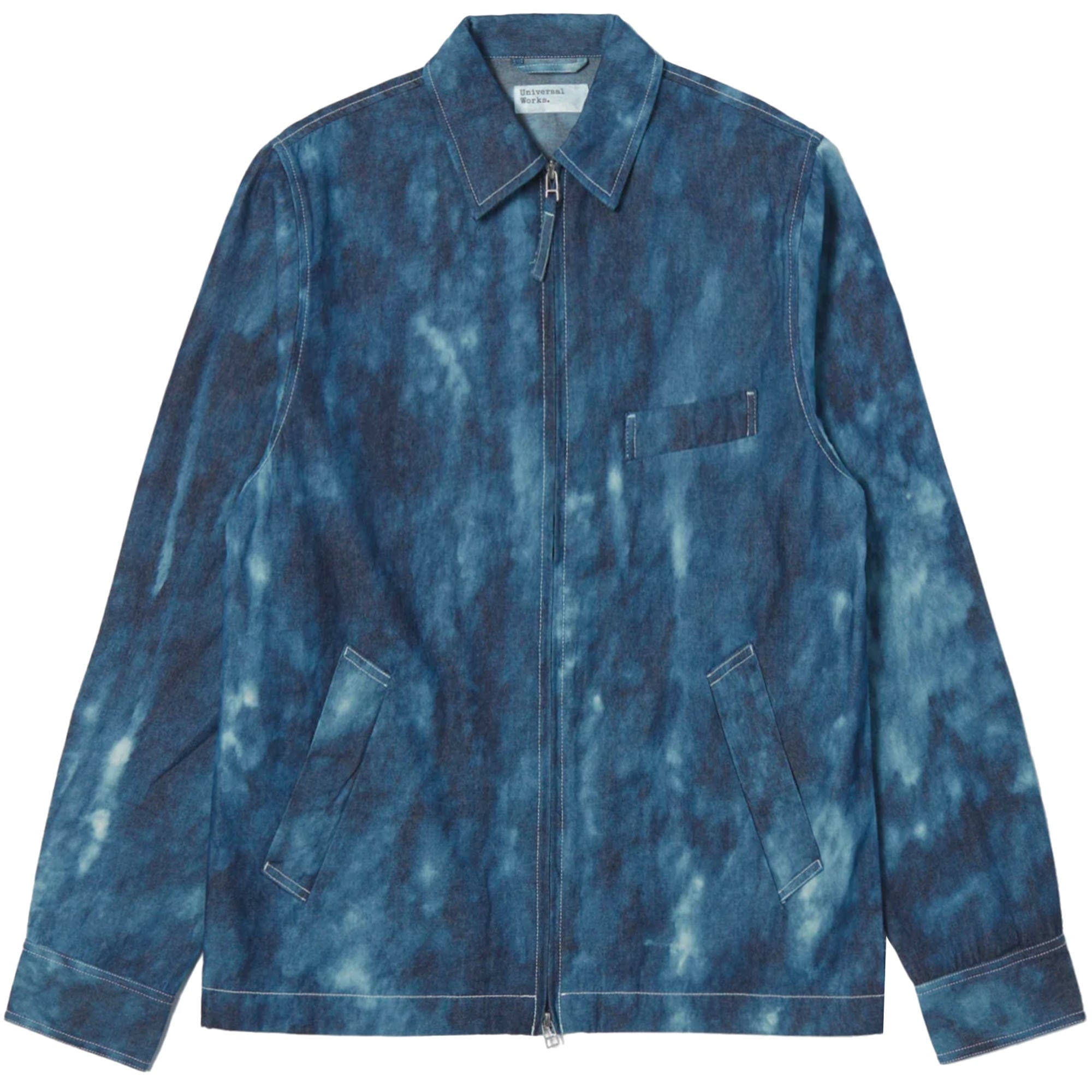 Universal Works Windcheater II - Indigo Cloud Denim