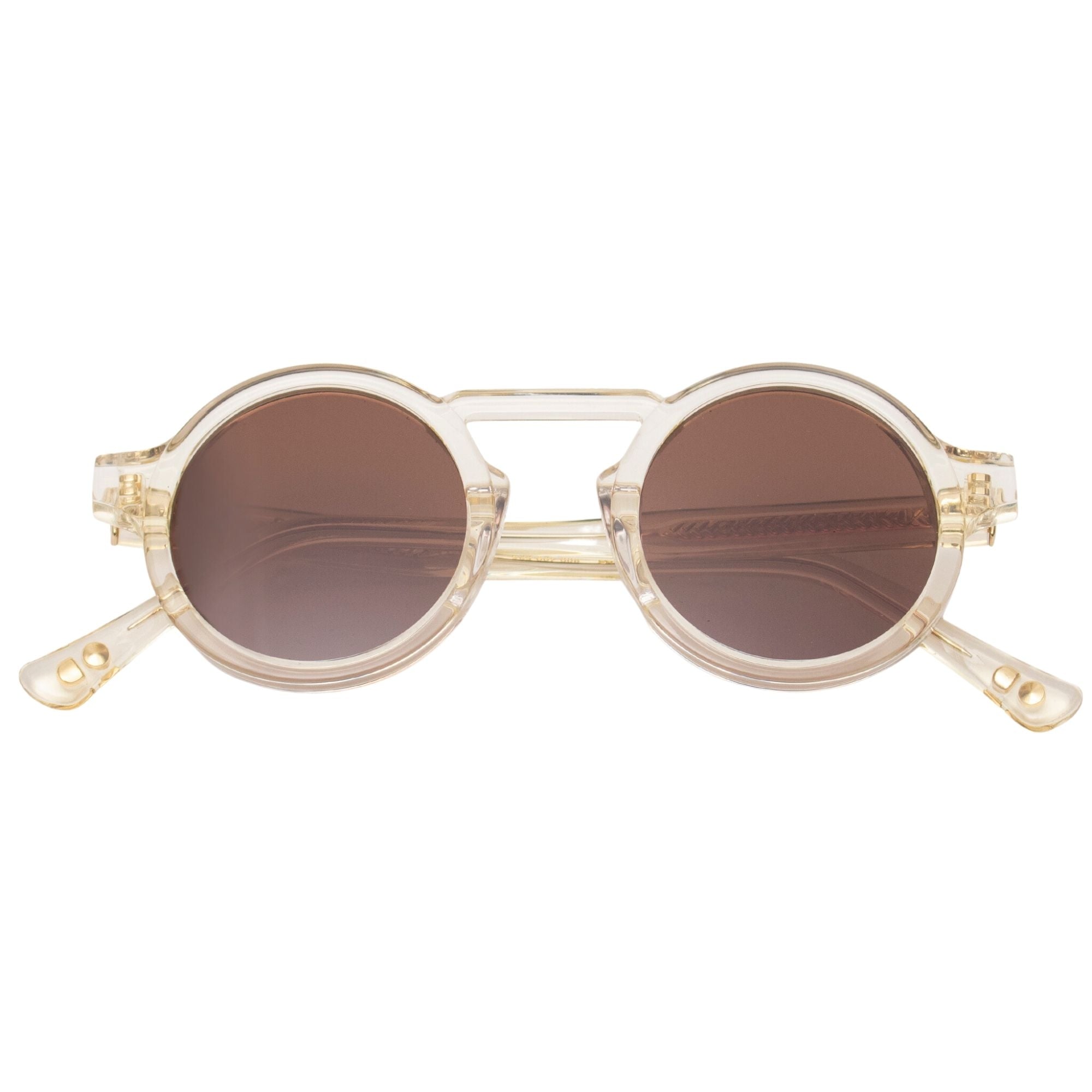 Oscar Deen Panda Sunglasses - Champagne/Brown