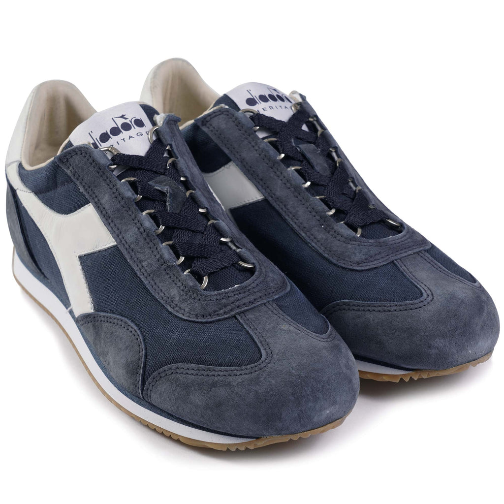 Diadora Equipe H Canvas Stone Wash - Blue Denim