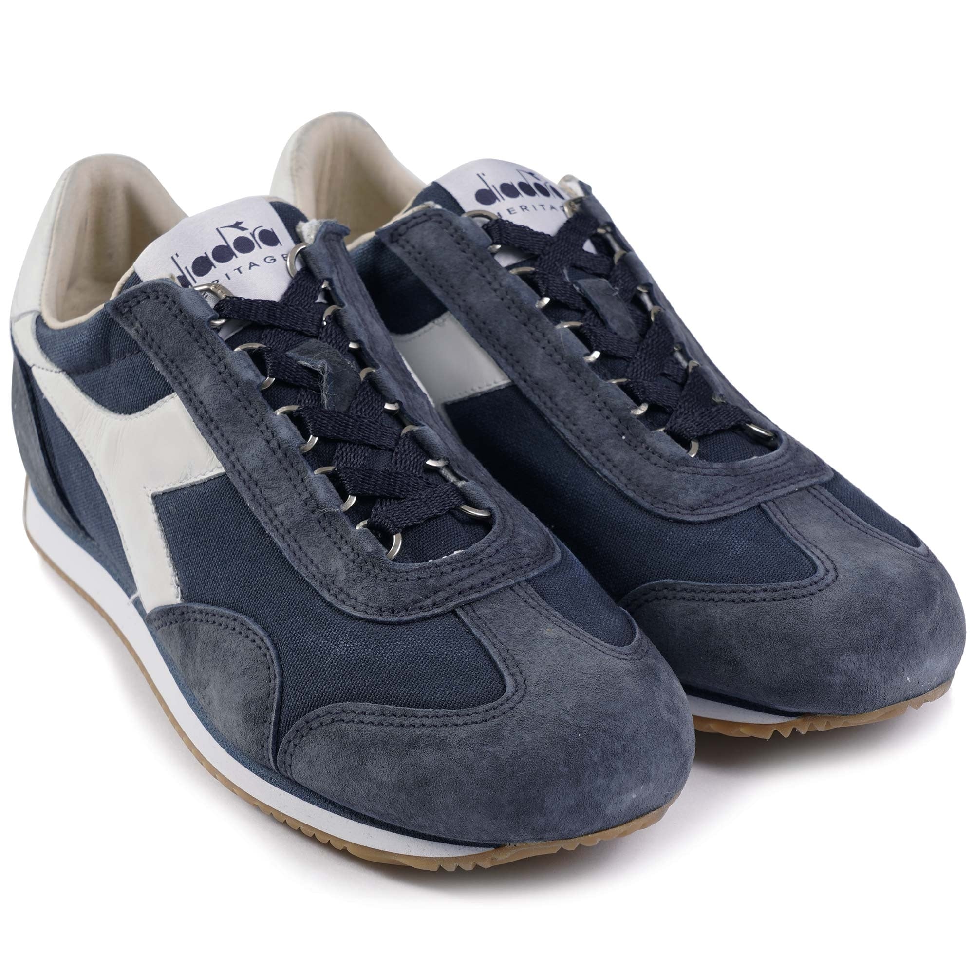 Diadora Equipe H Canvas Stone Wash - Blue Denim