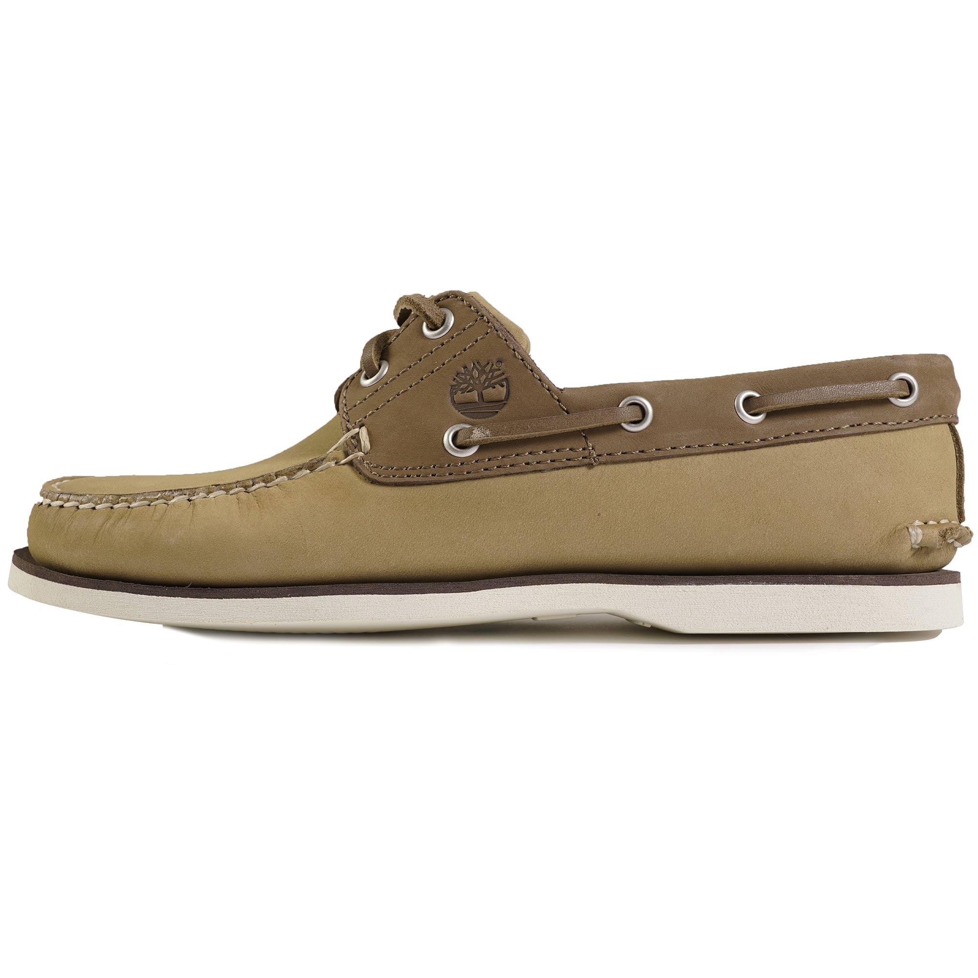 Timberland Classic Boat Shoes - Beige Nubuck