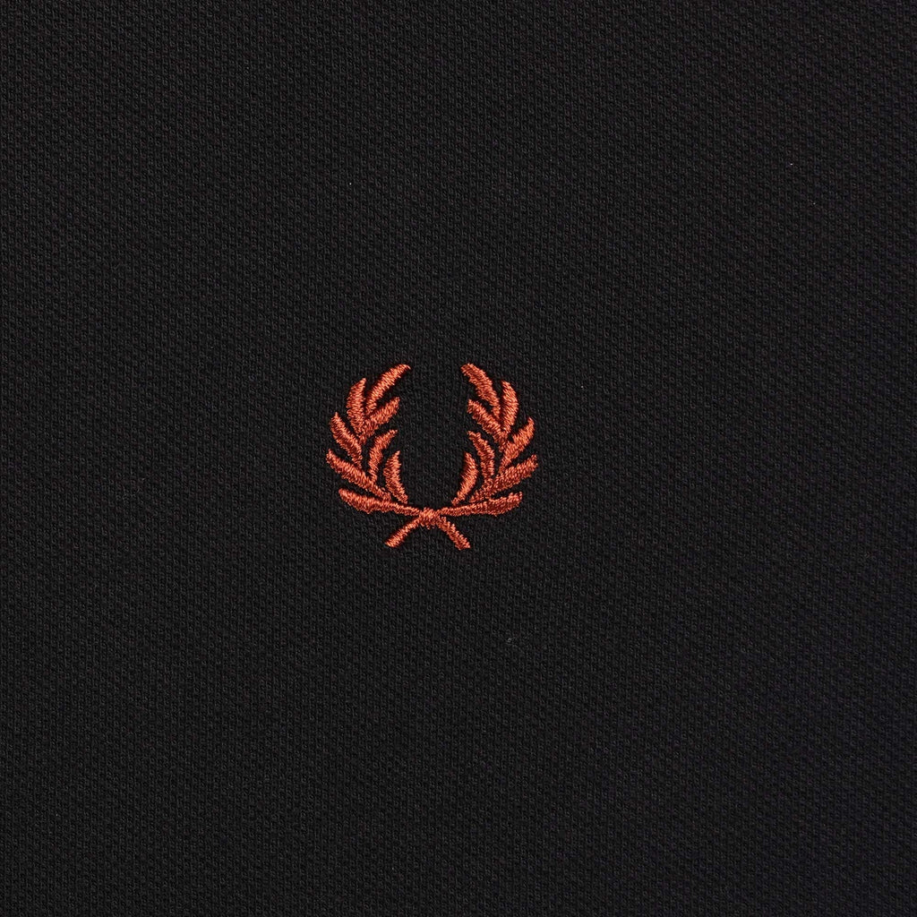 Fred Perry Reissues M12 Twin Tipped Polo Shirt - Black