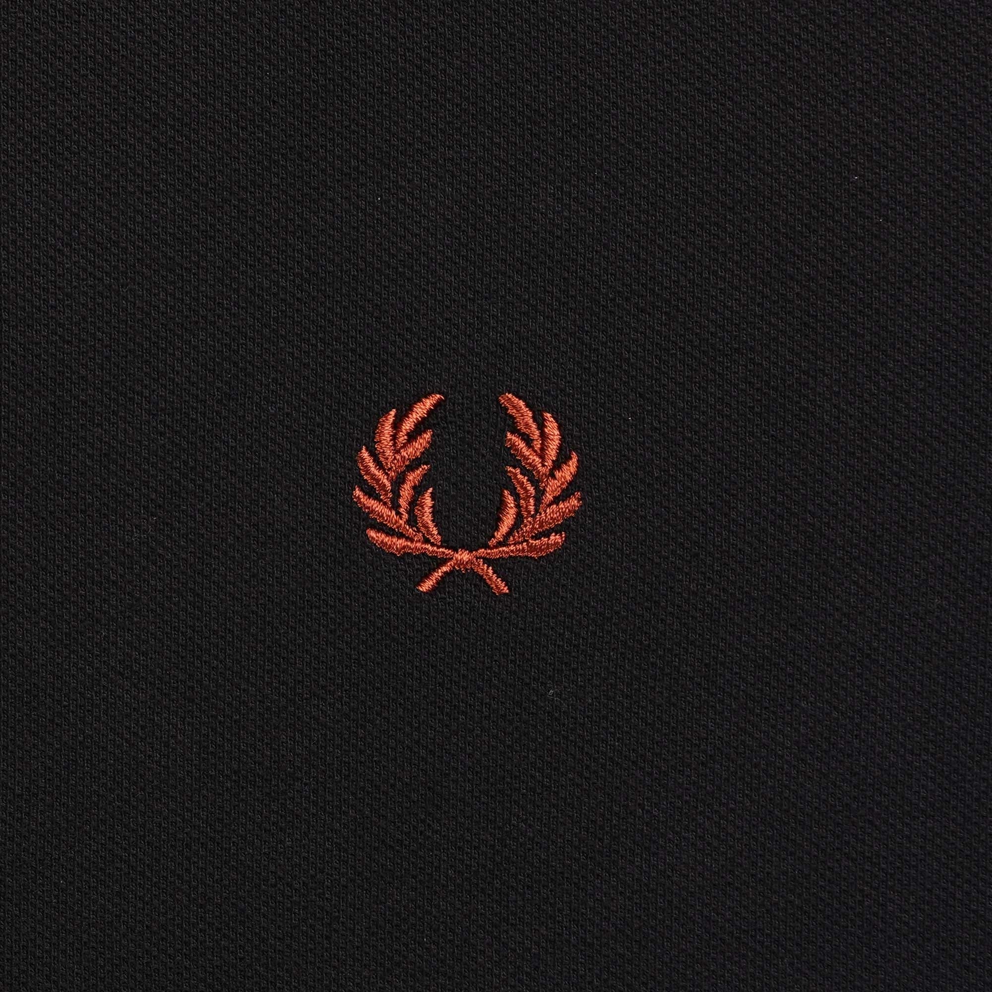 Fred Perry Reissues M12 Twin Tipped Polo Shirt - Black