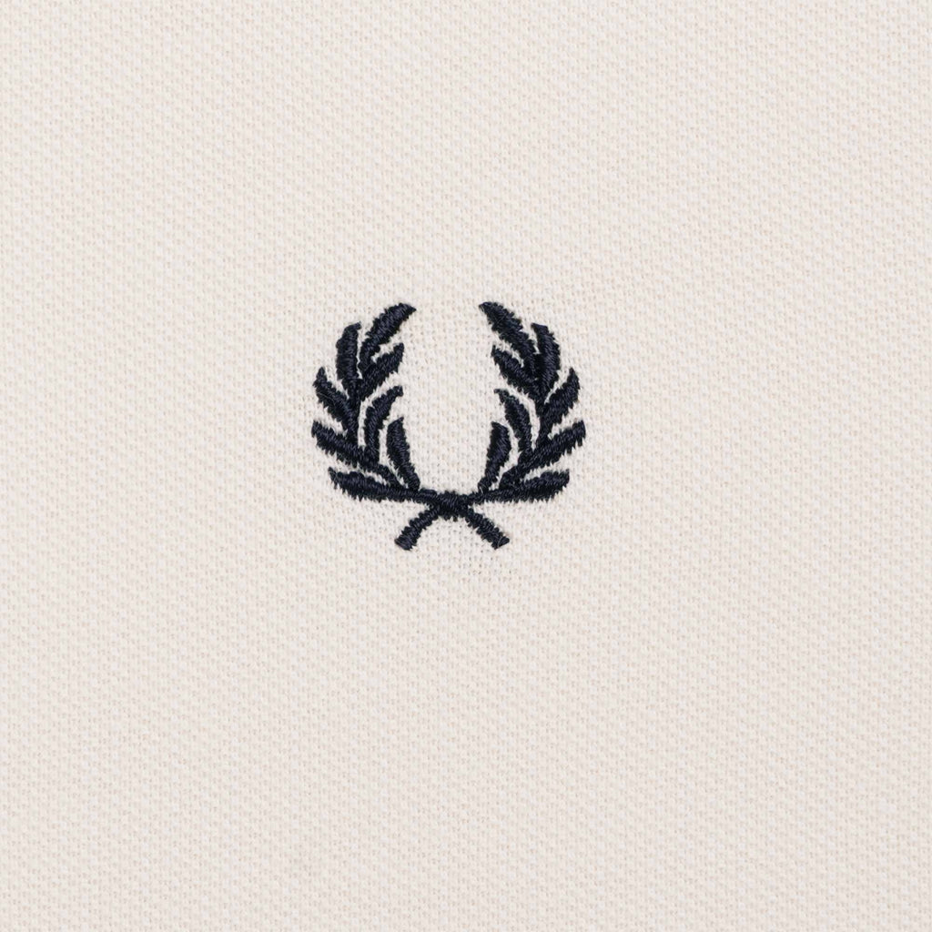 Fred Perry Reissues M12 Twin Tipped Polo Shirt - Ecru/Navy