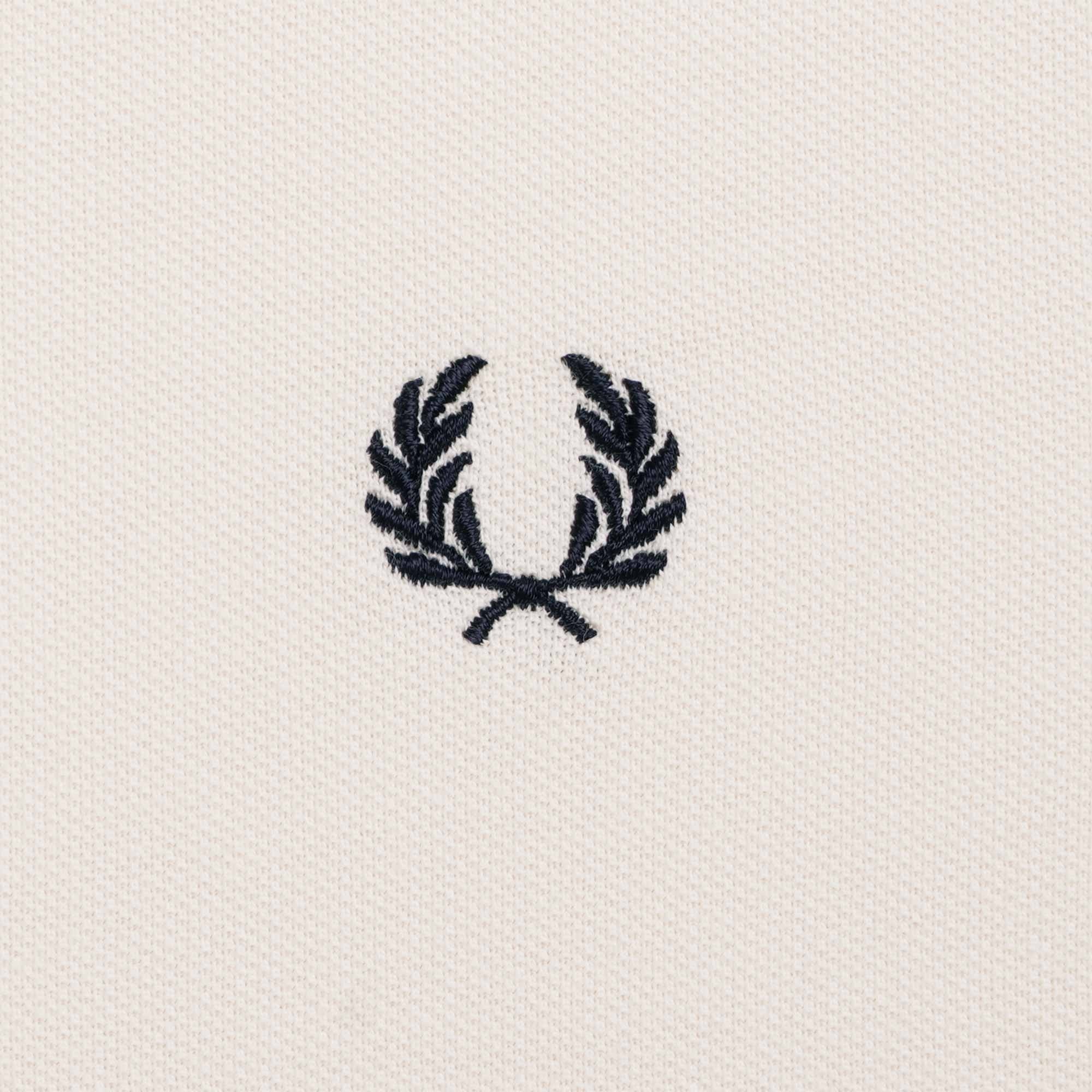 Fred Perry Reissues M12 Twin Tipped Polo Shirt - Ecru/Navy
