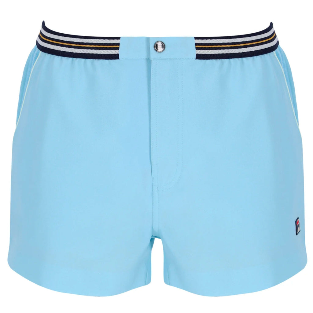 Fila Vintage Hightide 4 Terry Pocket Stripe Shorts - Sky Blue