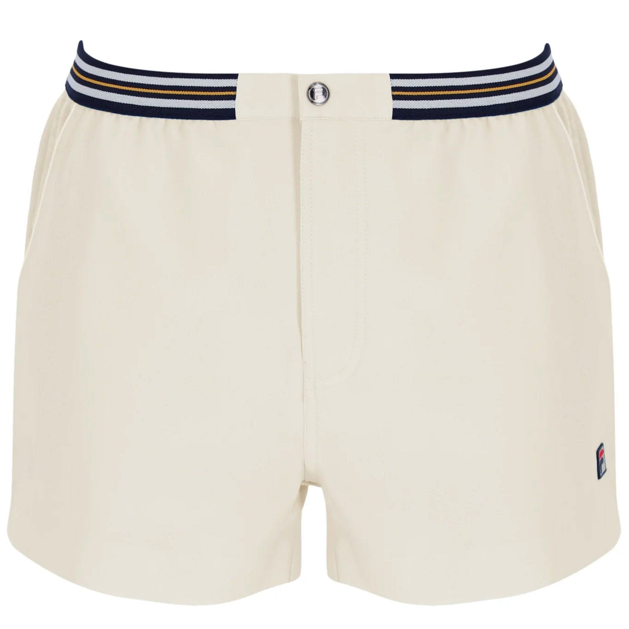 Fila Vintage Hightide 4 Terry Pocket Stripe Shorts - Egret