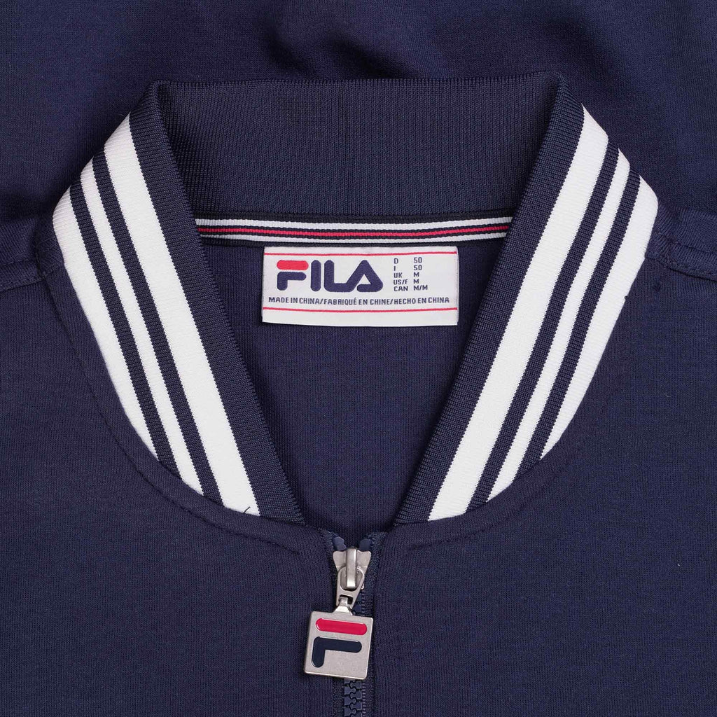Fila Vintage Settanta Baseball Track Jacket - Fila Navy