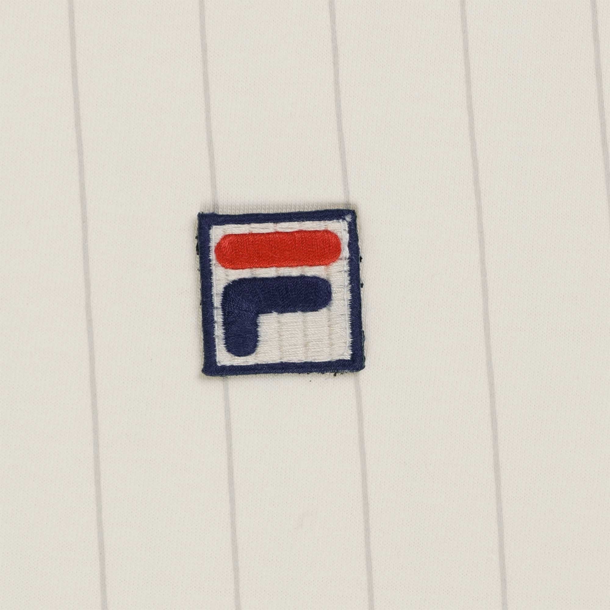 Fila Vintage BB1 Classic Vintage Striped Polo - Egret