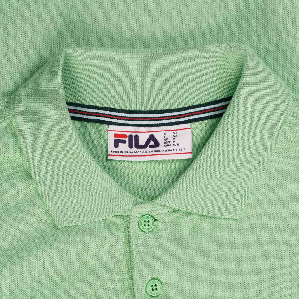 Fila Vintage Custom Two Button Tipped Rib Basic Polo - Quiet Grass
