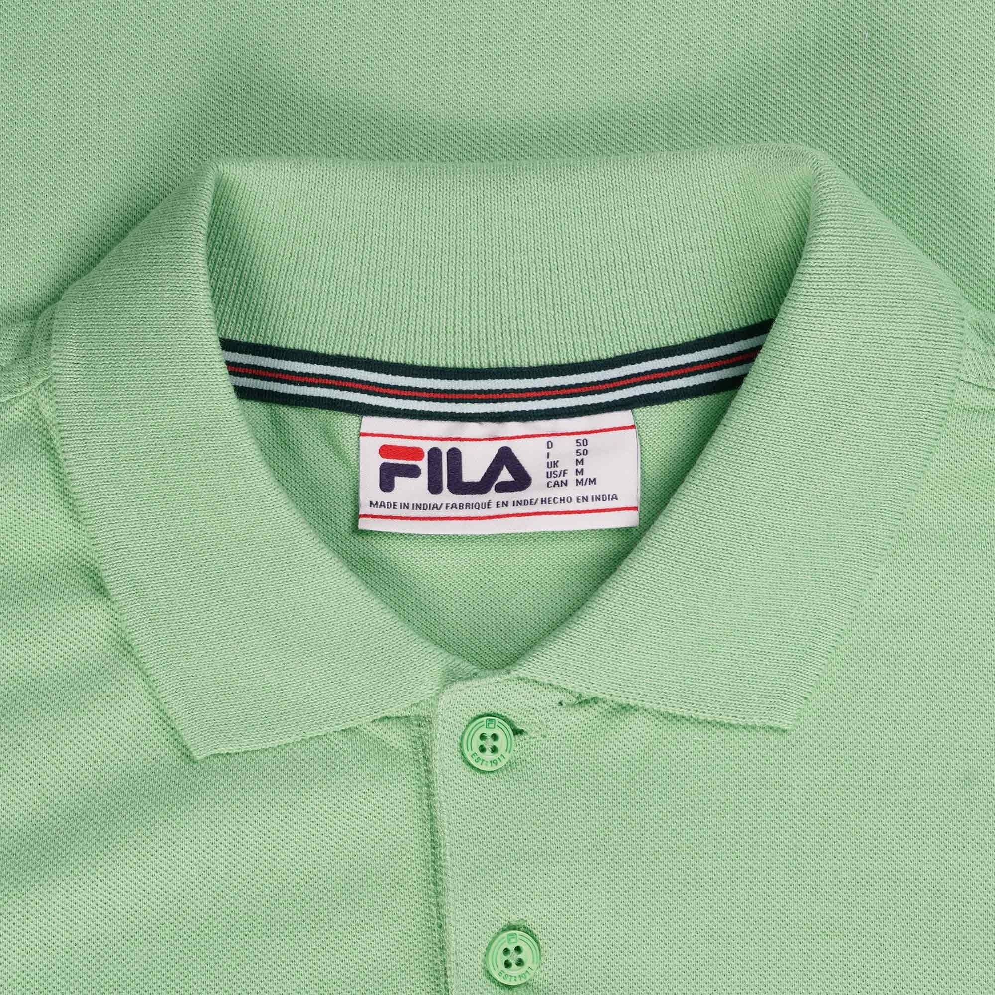 Fila Vintage Custom Two Button Tipped Rib Basic Polo - Quiet Grass