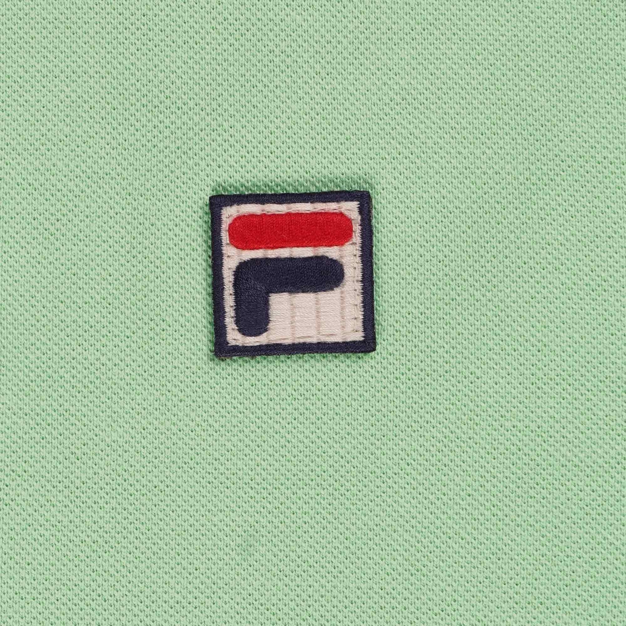 Fila Vintage Custom Two Button Tipped Rib Basic Polo - Quiet Grass