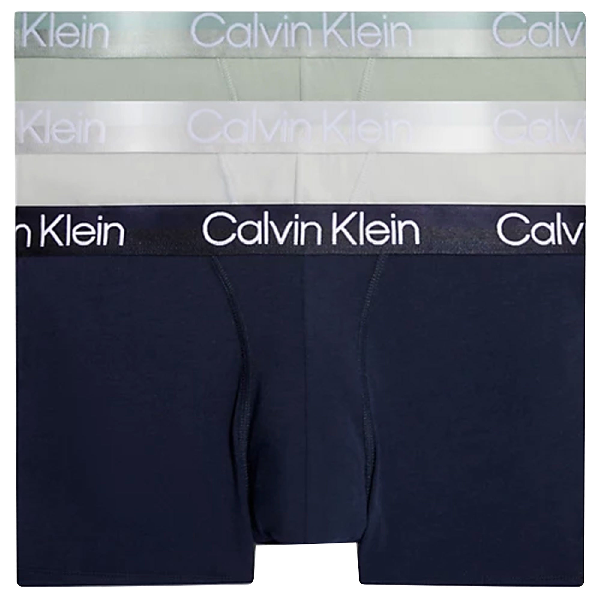 Calvin Klein 3 Pack Trunks - Galaxy Grey/Night Sky/ Frosted Fern