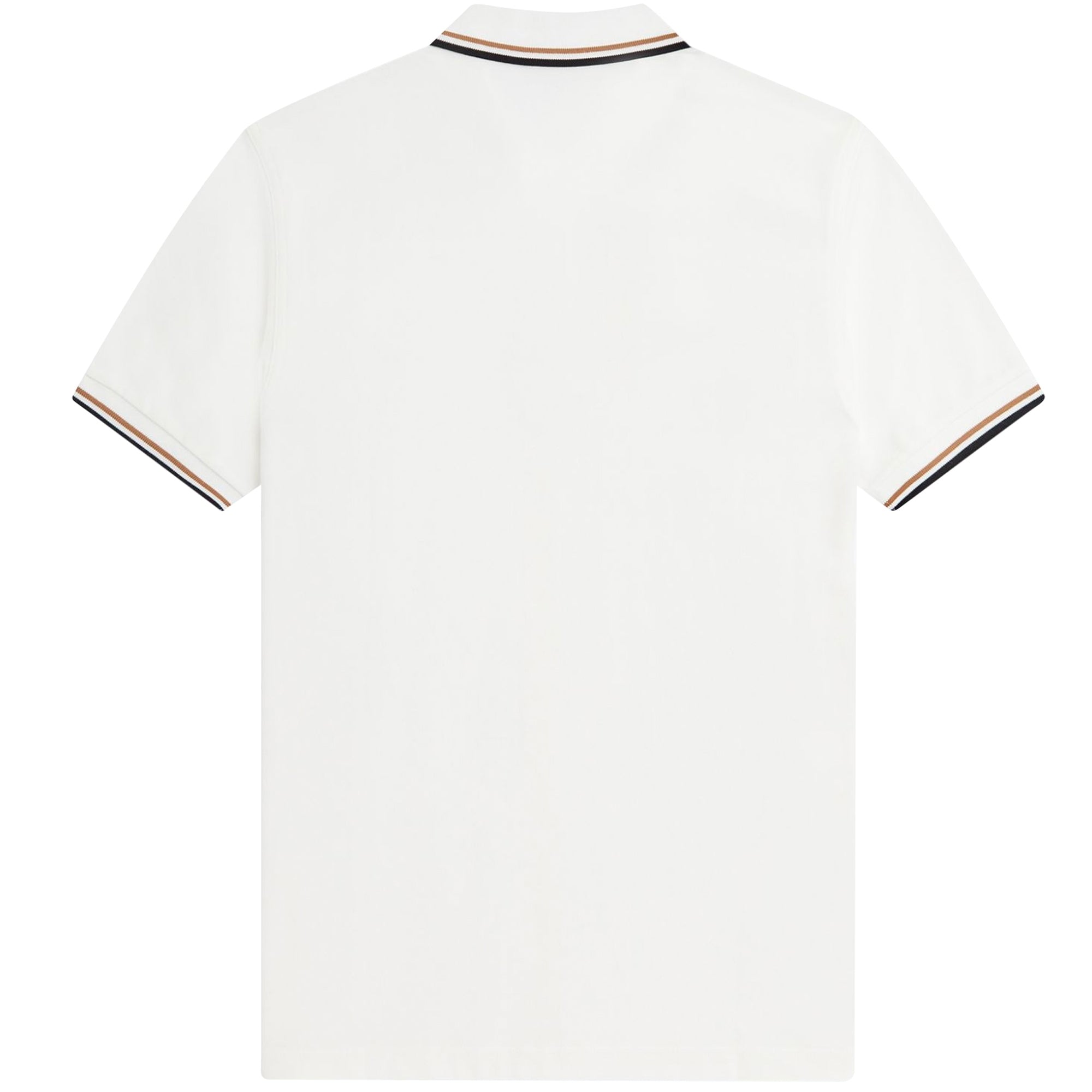 Fred Perry M3600 Twin Tipped Polo Shirt - Snow White