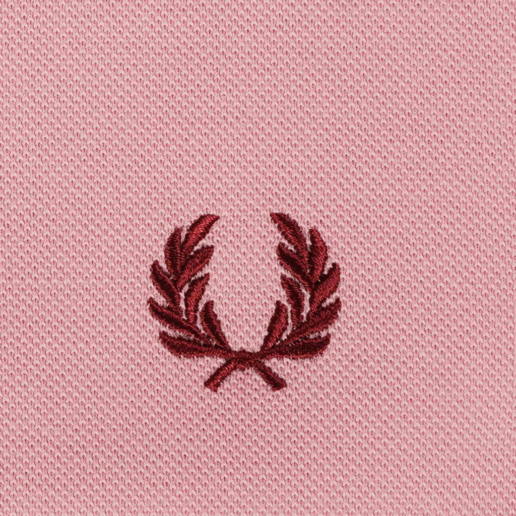 Fred Perry M6000 Plain Polo Shirt - Chalk Pink