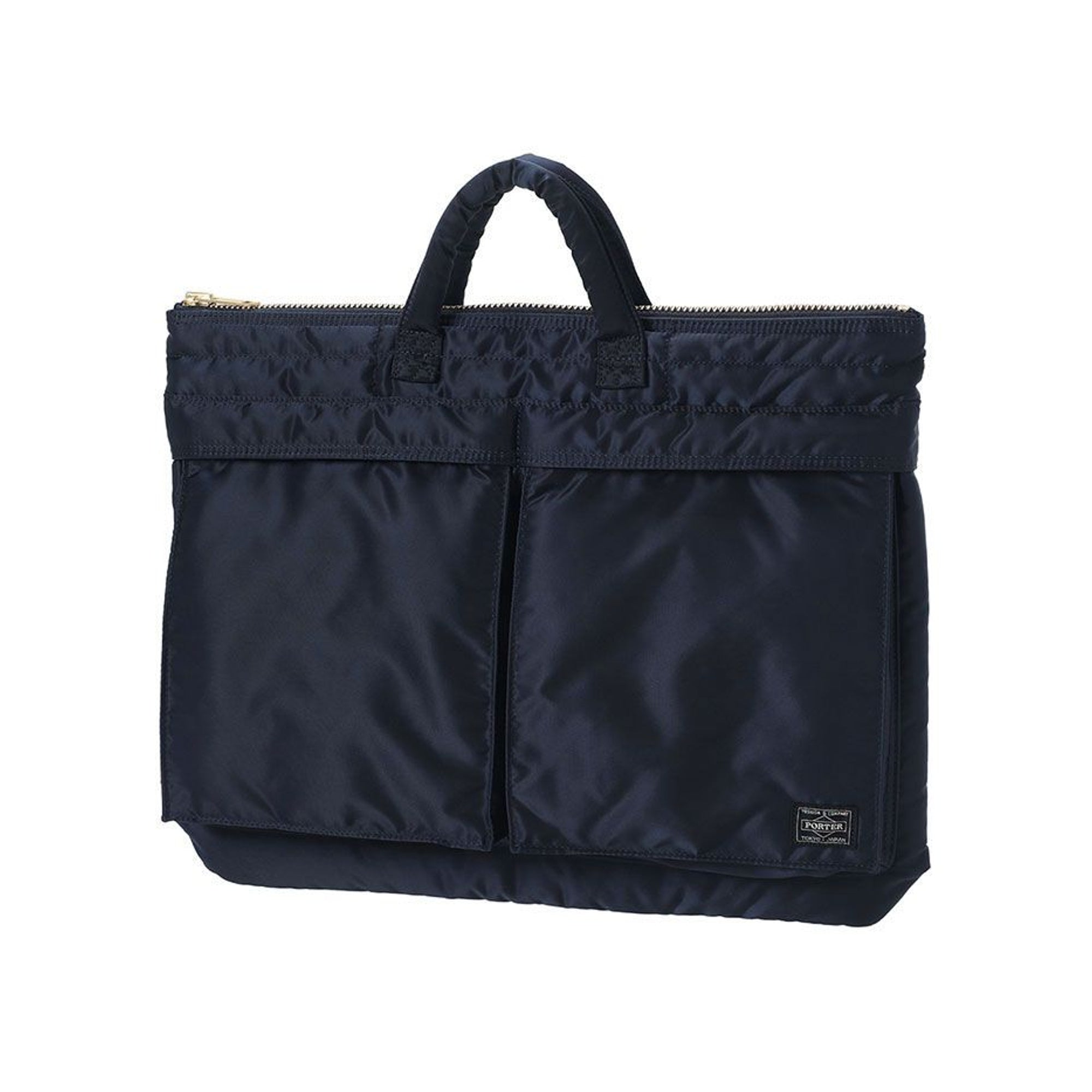Porter-Yoshida & Co. Tanker Short Helmet Bag Large - Iron Blue