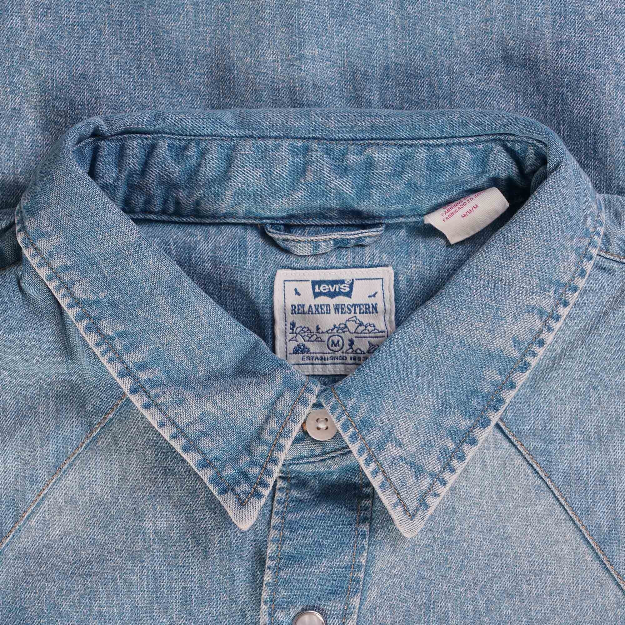 Levi's® Sawtooth Relaxed Fit Western Shirt - Denim