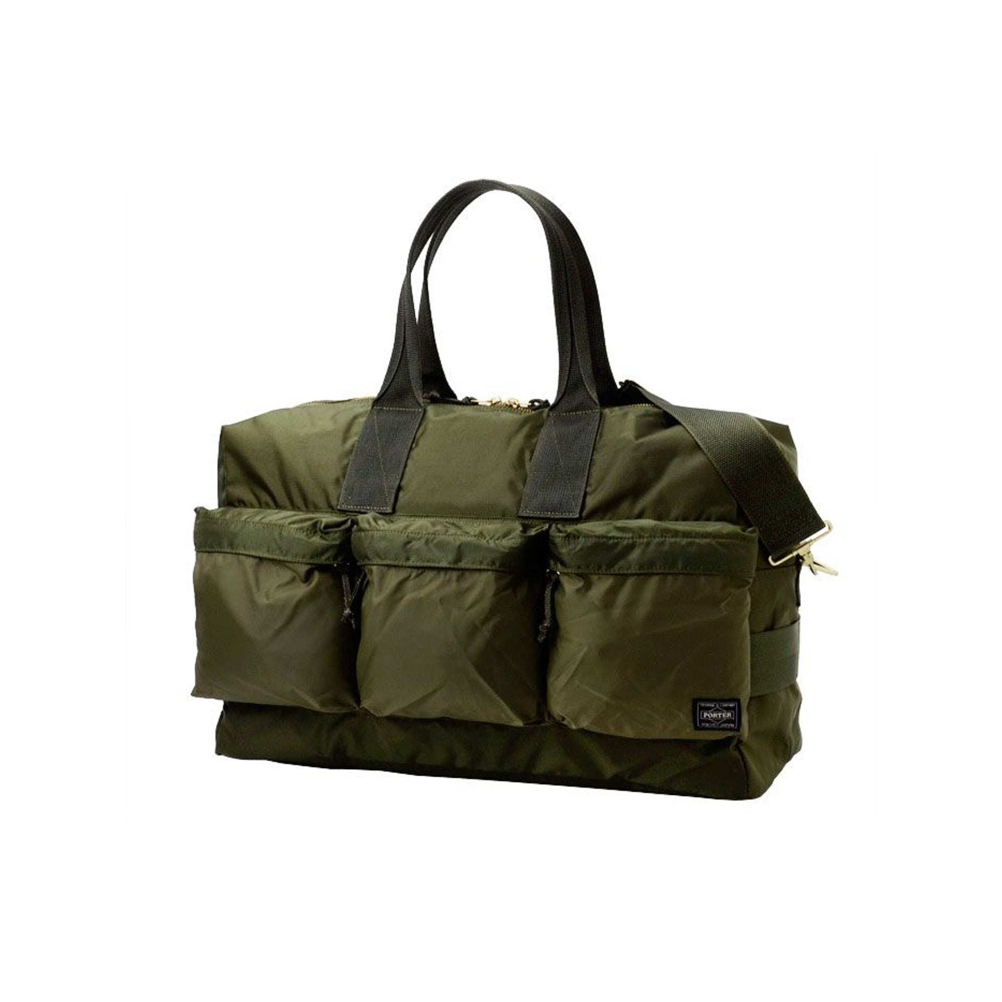 Porter-Yoshida & Co. Force 2 Way Duffle Bag - Olive Drab