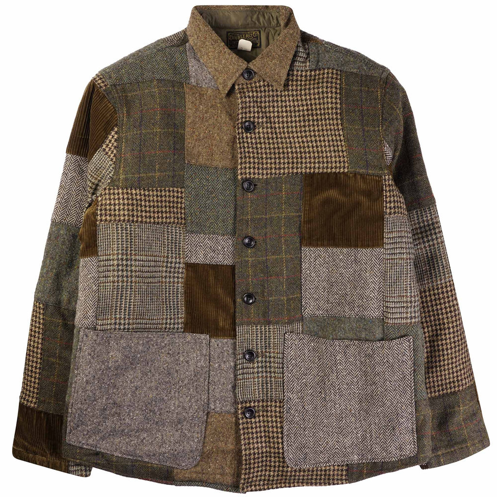 RRL by Ralph Lauren Patchwork Buttoned Jacket - Brown