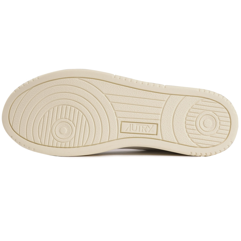 Autry Medalist Low Sneaker - White and Brown