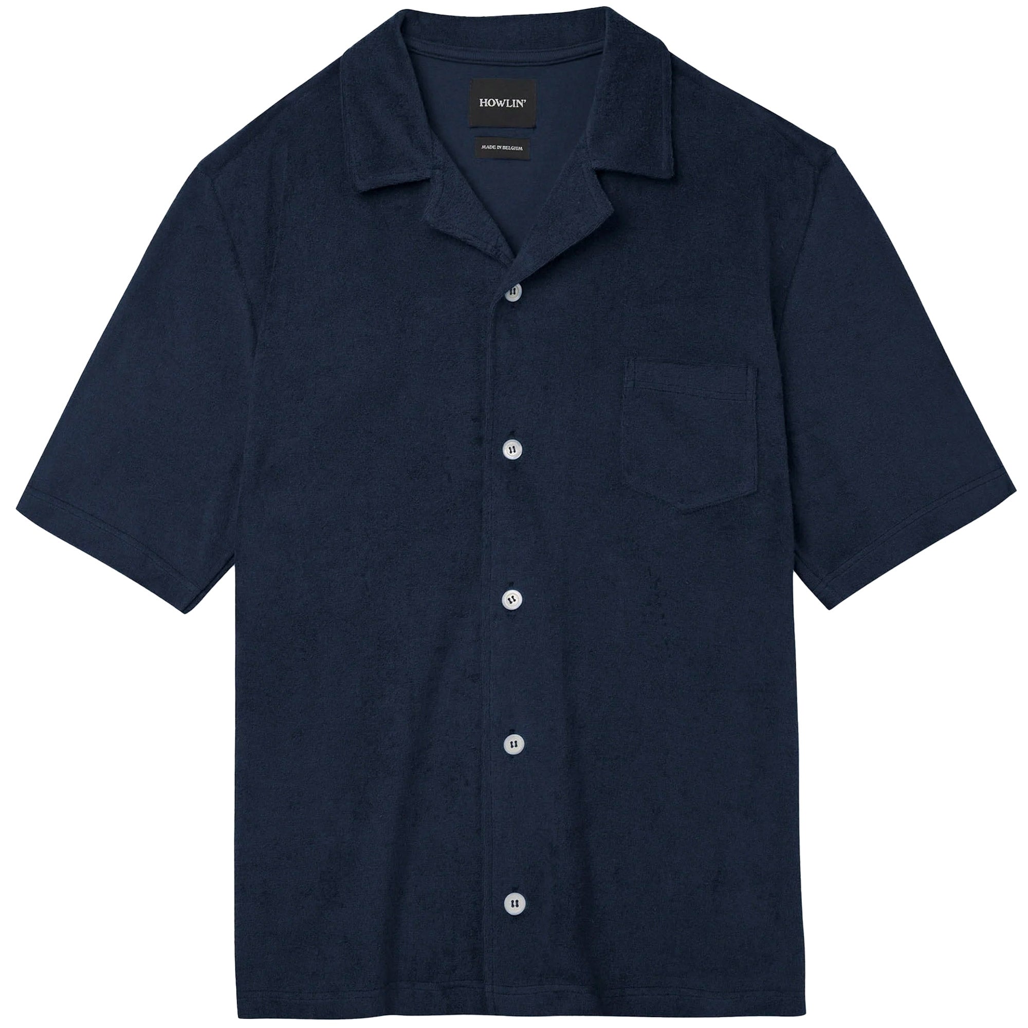 Howlin' Cocktail Shirt - Navy Seersucker