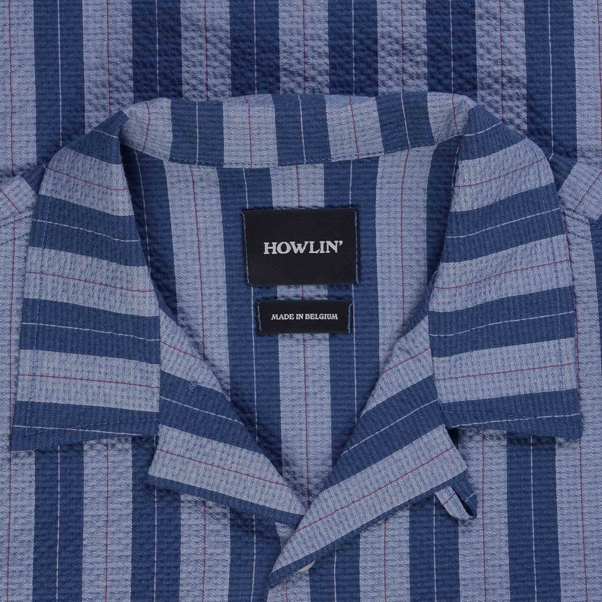 Howlin' Cocktail DÕAmore - Blue Stripes Seersucker