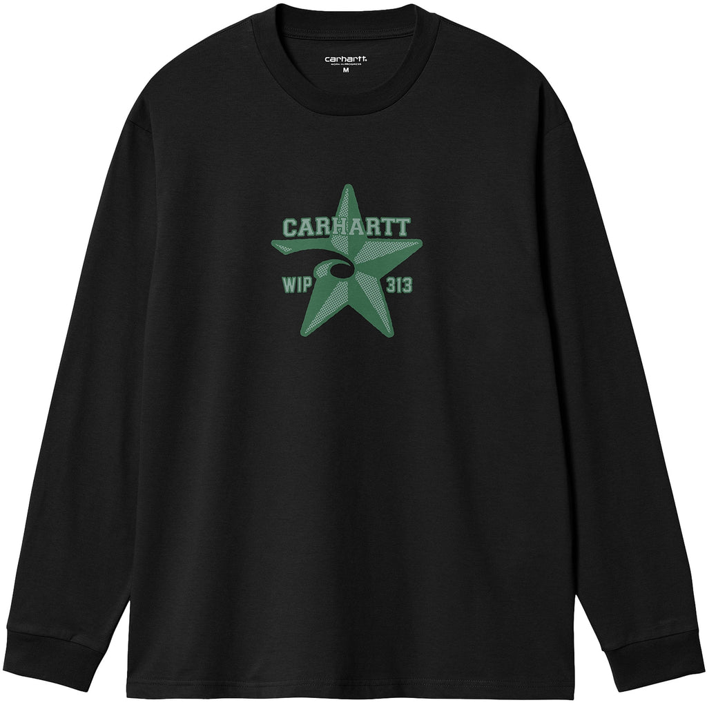 Carhartt WIP Long Sleeve Sheriff T-Shirt - Black