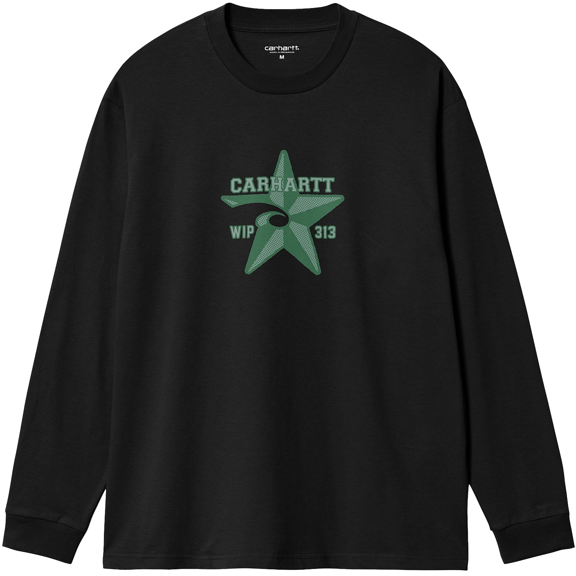 Carhartt WIP Long Sleeve Sheriff T-Shirt - Black