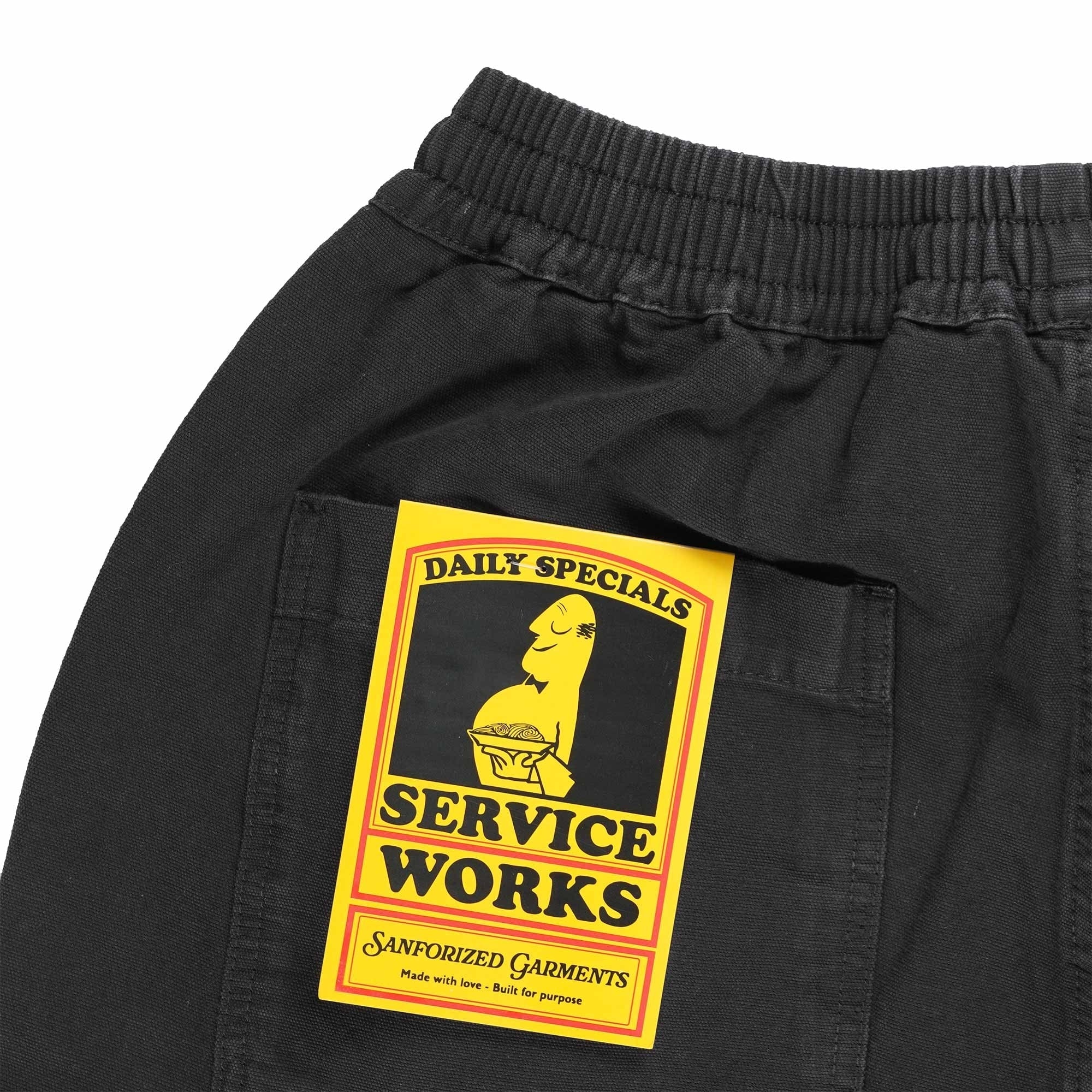 Service Works Classic Chef Shorts - Black