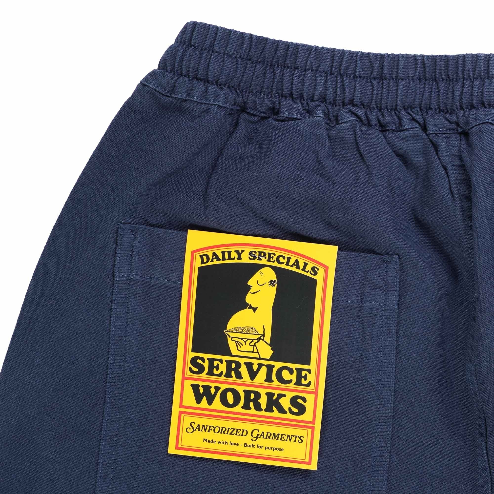 Service Works Classic Chef Shorts - Navy