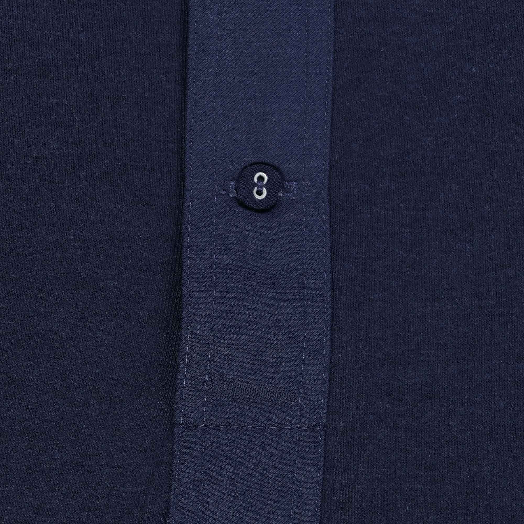 Merz b Schwanen Henley Loop T-Shirt - Ink Blue